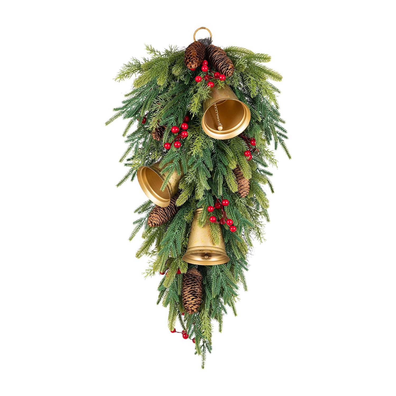 Glitzhome 30" Dripping Floral Arrangement