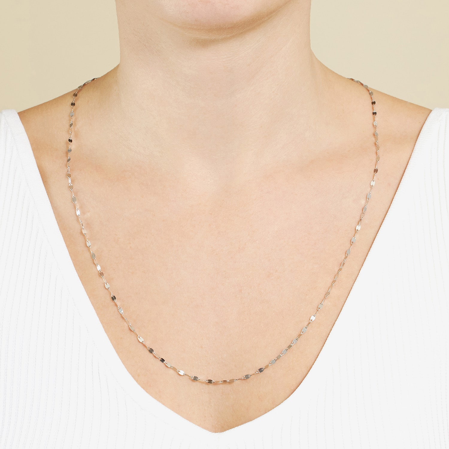 Silver Treasures Made in Italy Womens Sterling Silver Inch Link Chain Necklace