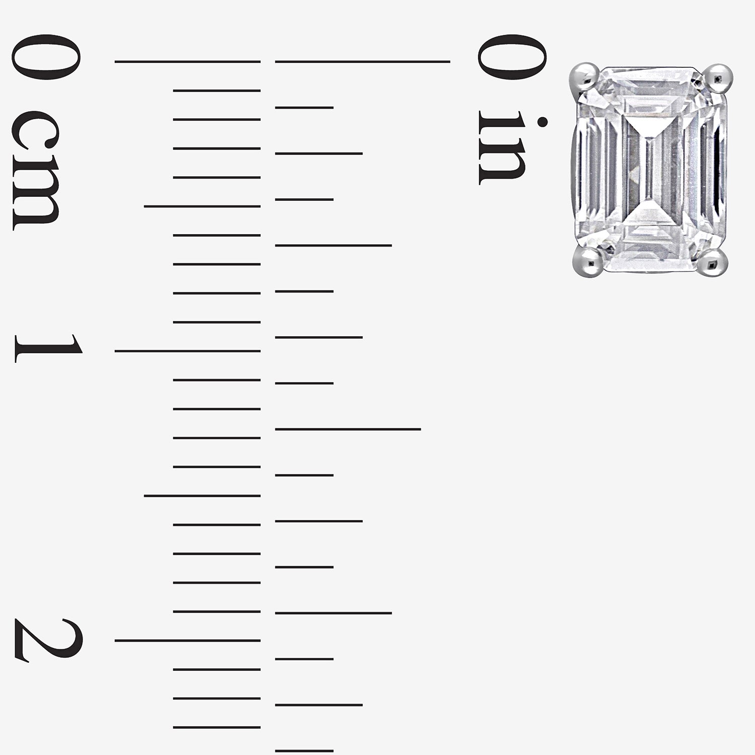 Lab Created White Moissanite Sterling Silver 7.6mm Stud Earrings