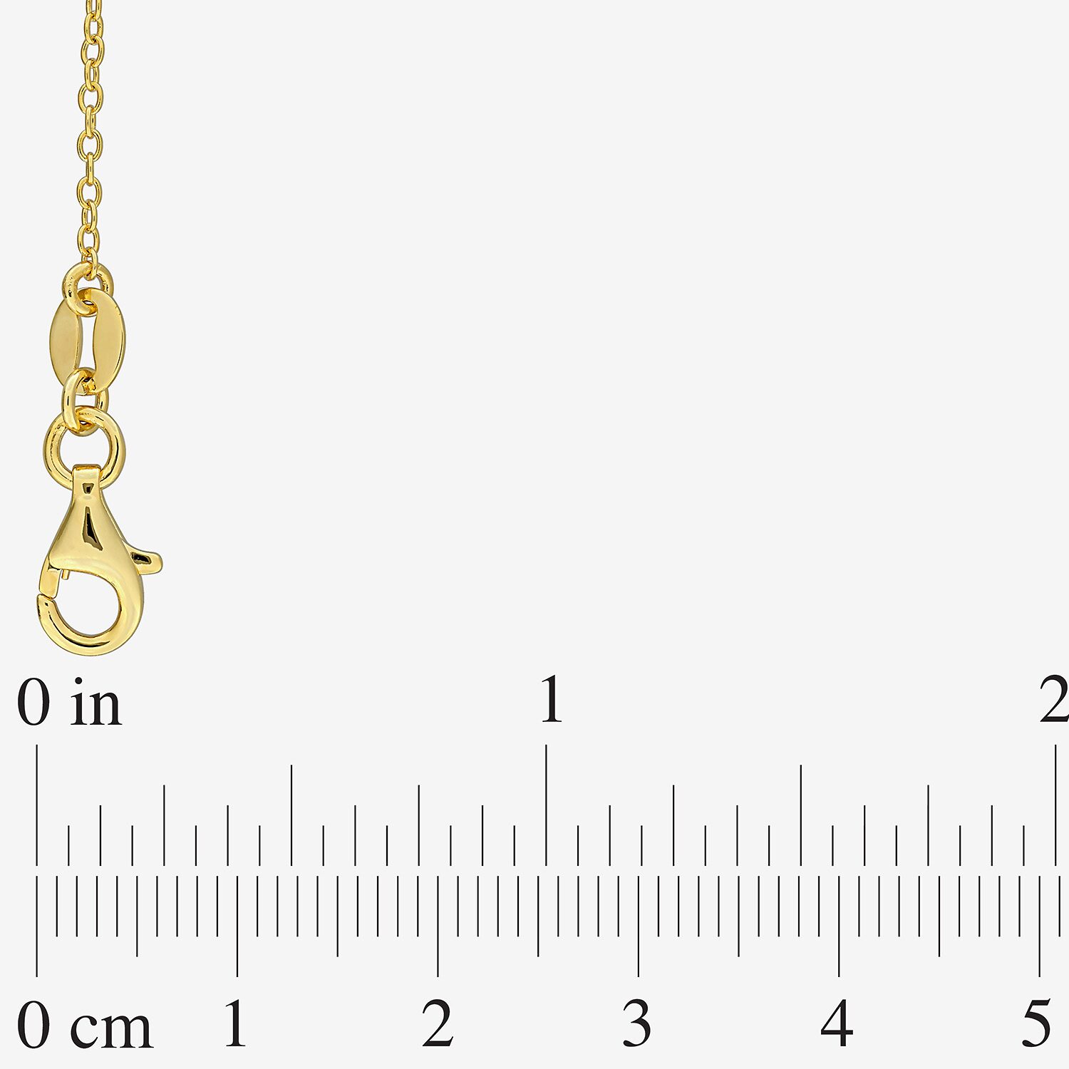 Womens Lab Created White Moissanite 18K Gold Over Silver Inch Pendant Necklace