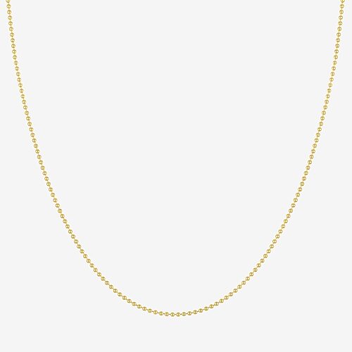 Charmed by Diamond Addiction Womens 14K Gold Over Silver 16 Inch Beaded Necklace, One Size, Yellow