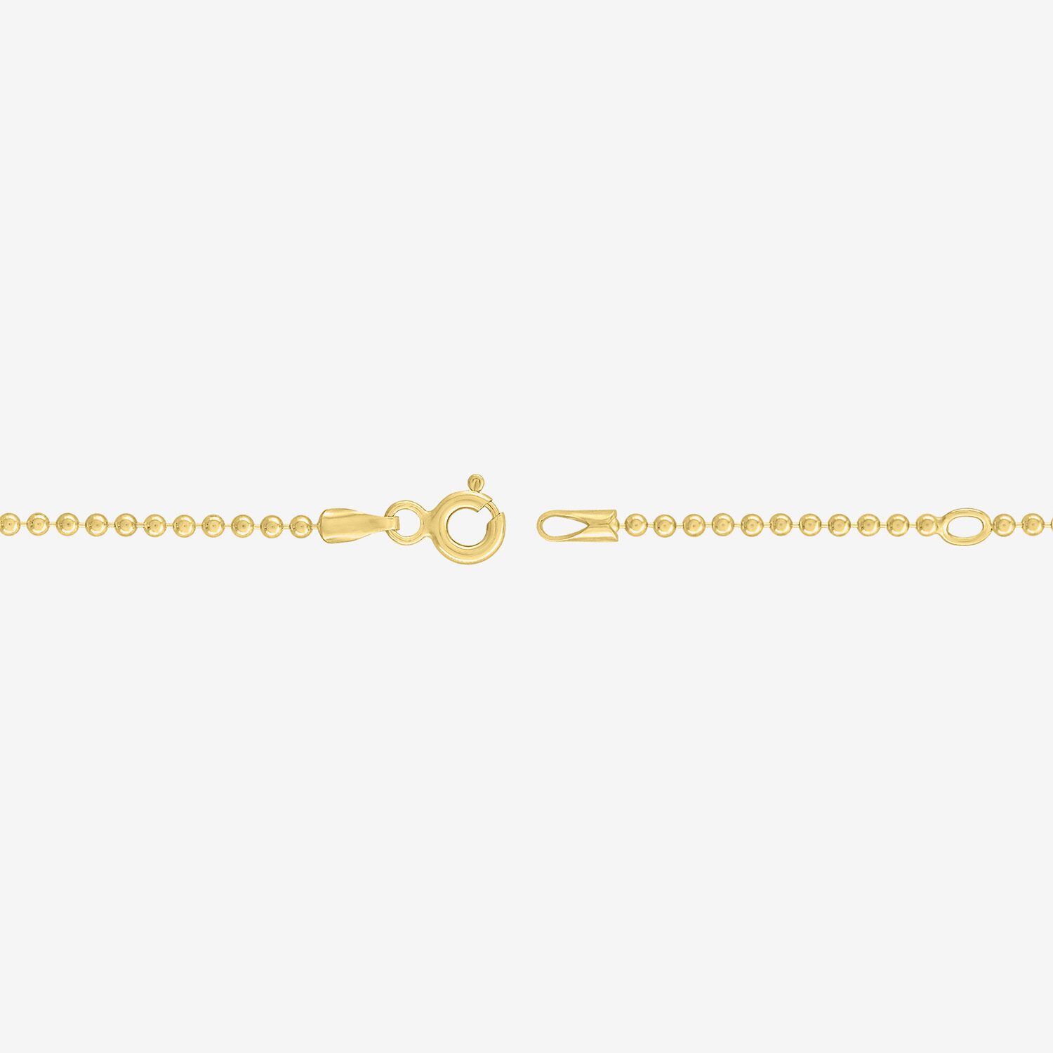 Charmed by Diamond Addiction Womens 14K Gold Over Silver 16 Inch Beaded Necklace