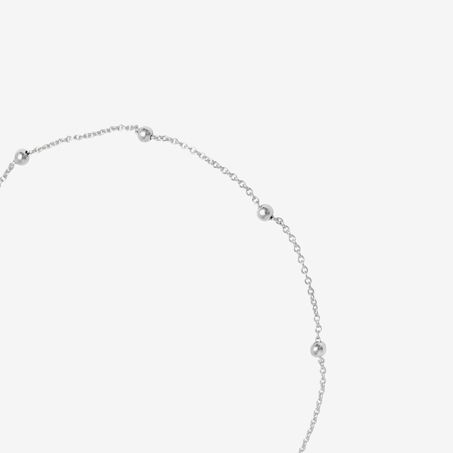 Silver Treasures Made in Italy Womens Sterling Silver 7.25 Inch Solid Link Chain Bracelet