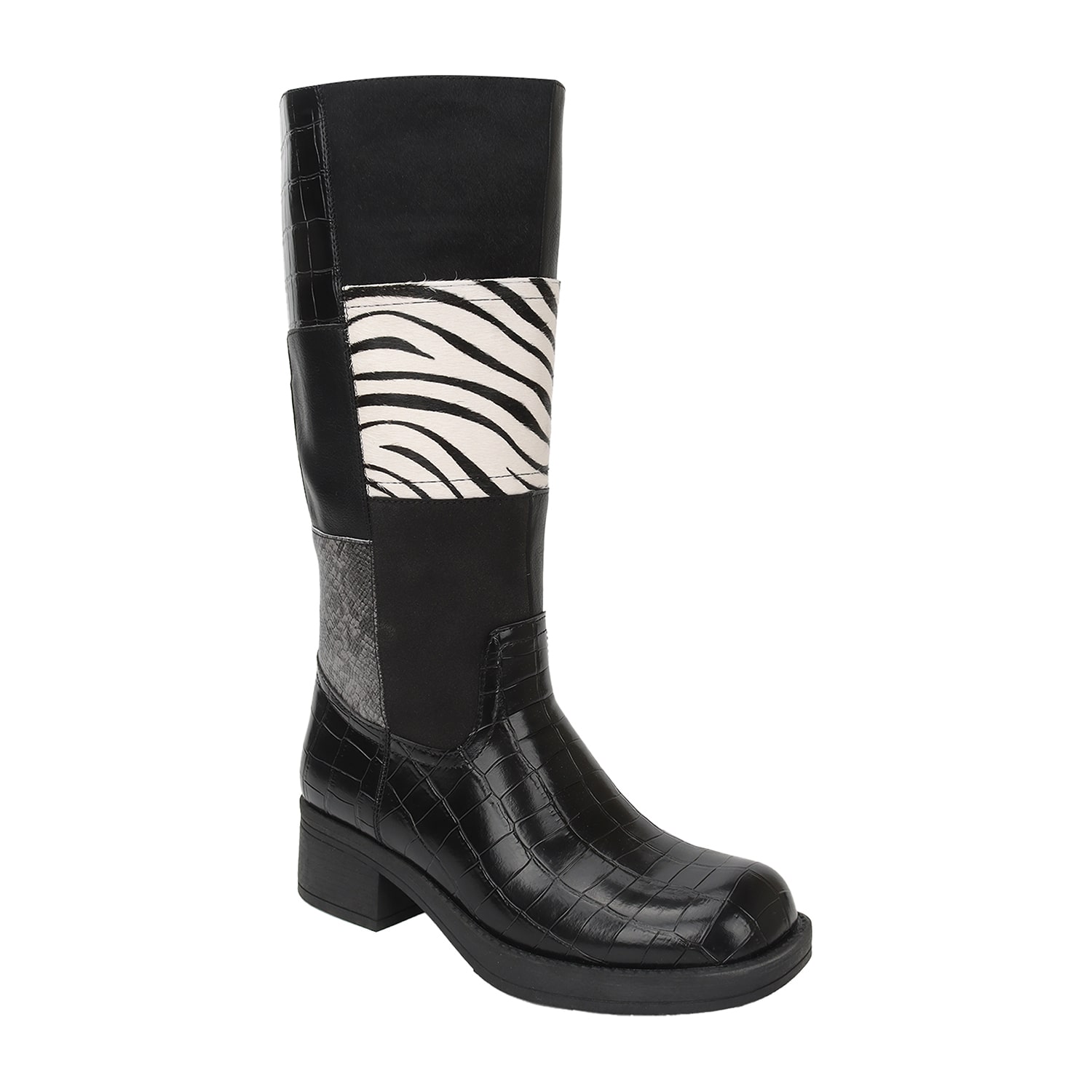 Yoki Womens Noman-04 Flat Heel Dress Boots