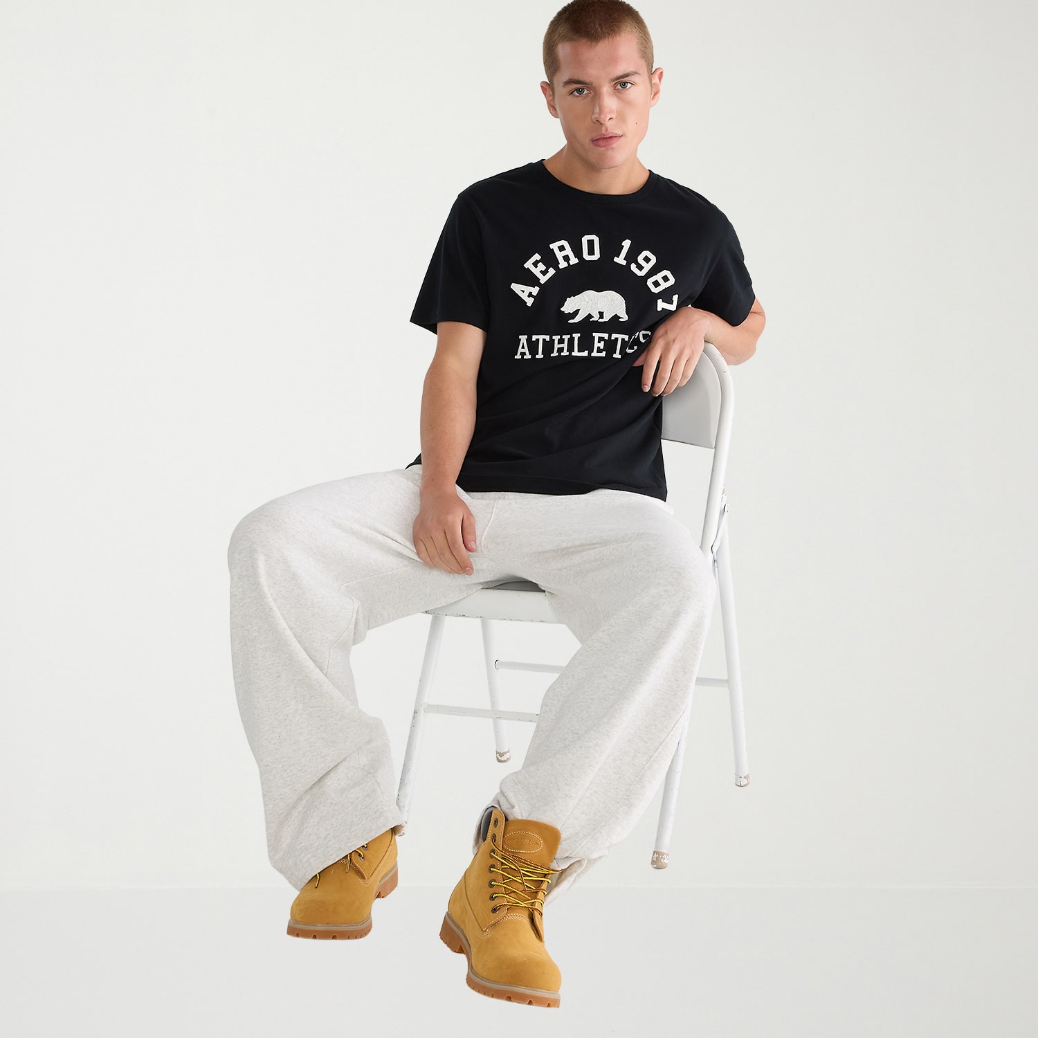 AEROPOSTALE Mens Crew Neck Short Sleeve Regular Fit Graphic T-Shirt