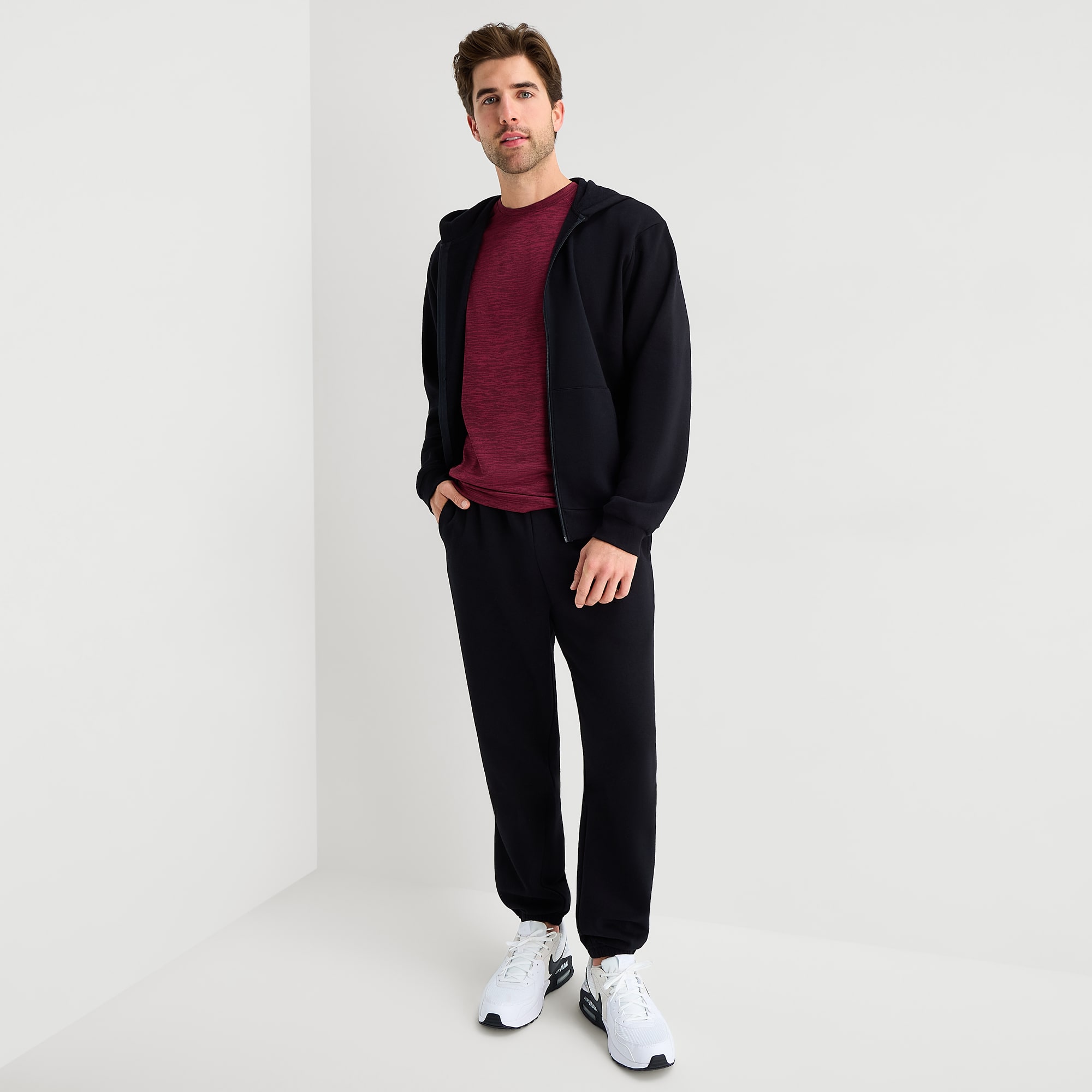 Xersion Sweatpant Mens Straight Mid Rise Regular Fit Fleece