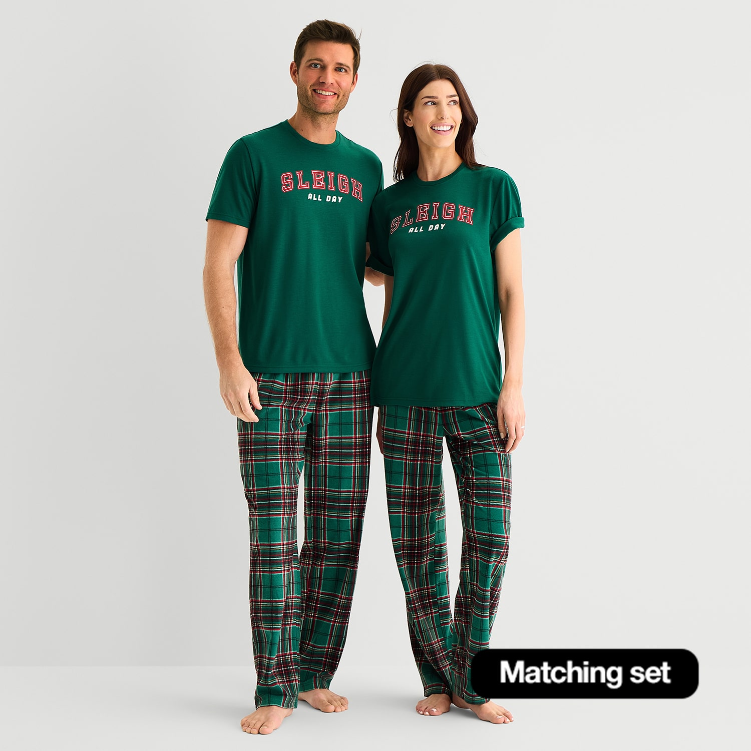 North Pole Trading Co. Mix & Match Unisex Adult Crew Neck Short Sleeve Matching Family Pajama Top