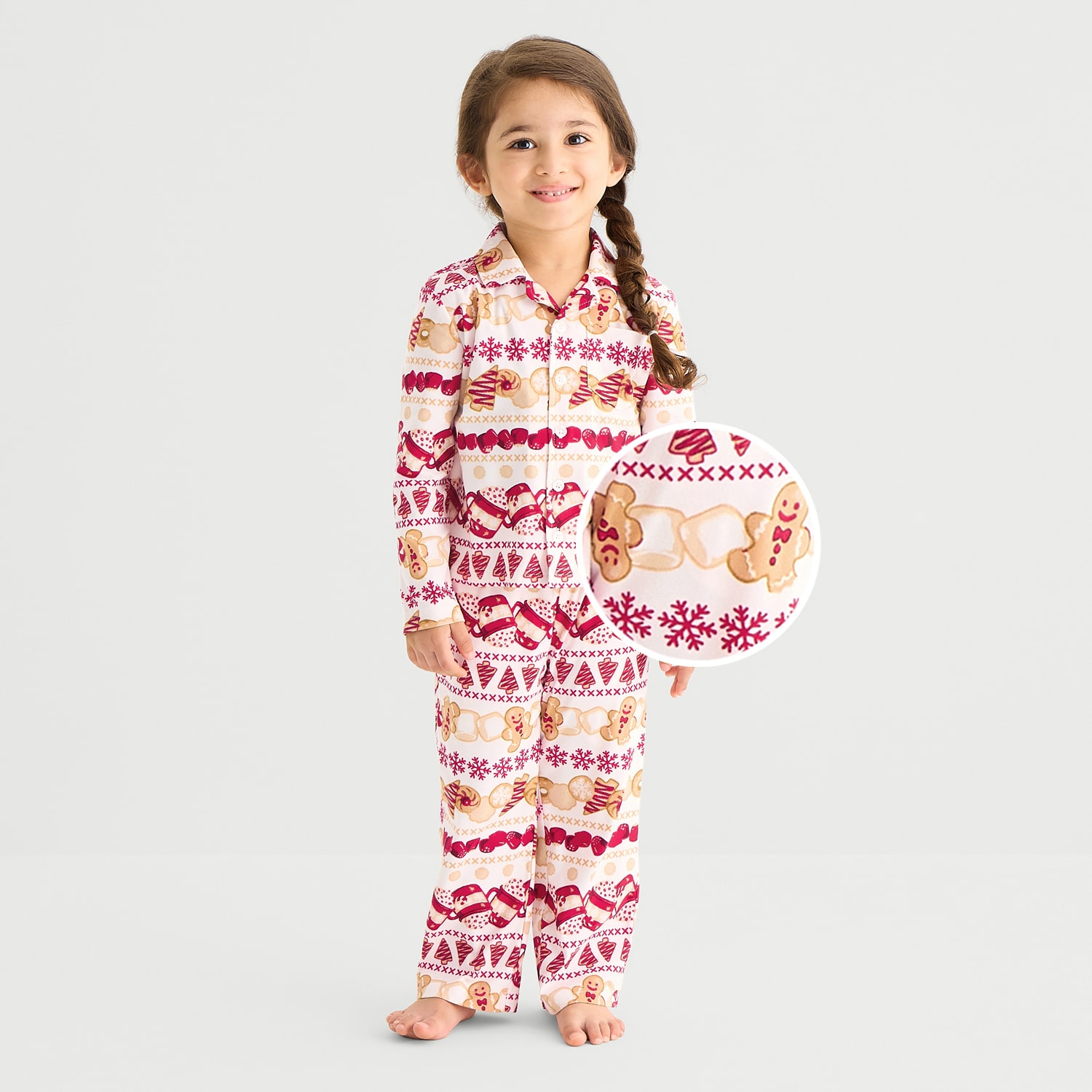 North Pole Trading Co. Toddler Unisex Fleece Long Sleeve 2-pc. Matching Family Pajama Set