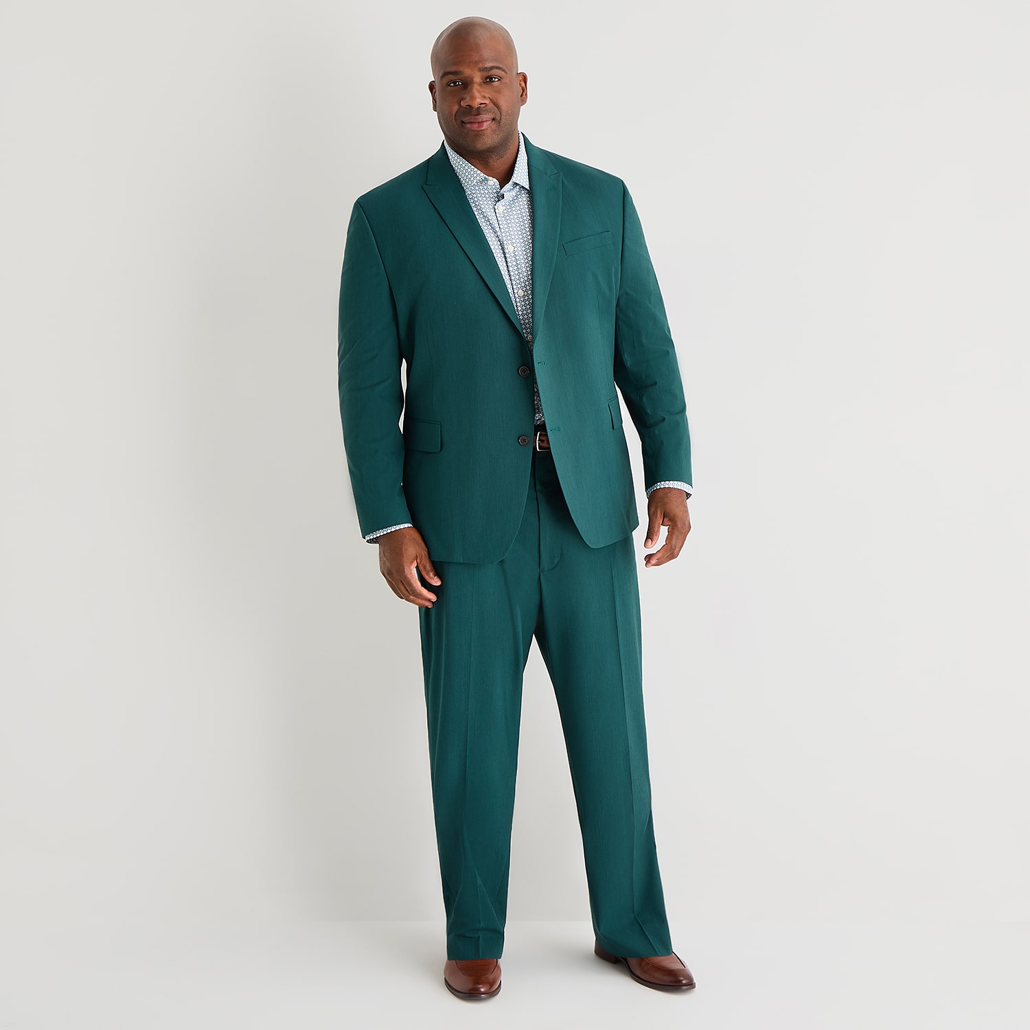 J. Ferrar Ultra Comfort Mens Big and Tall Suit Separates, Color: Dk ...