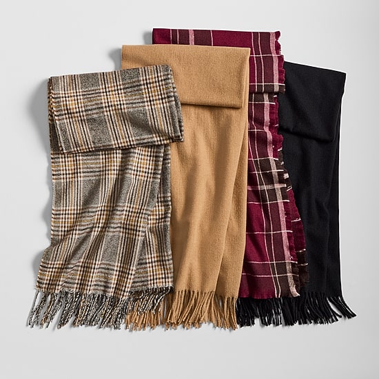 Liz Claiborne Print Cashmere Like Wrap Scarf