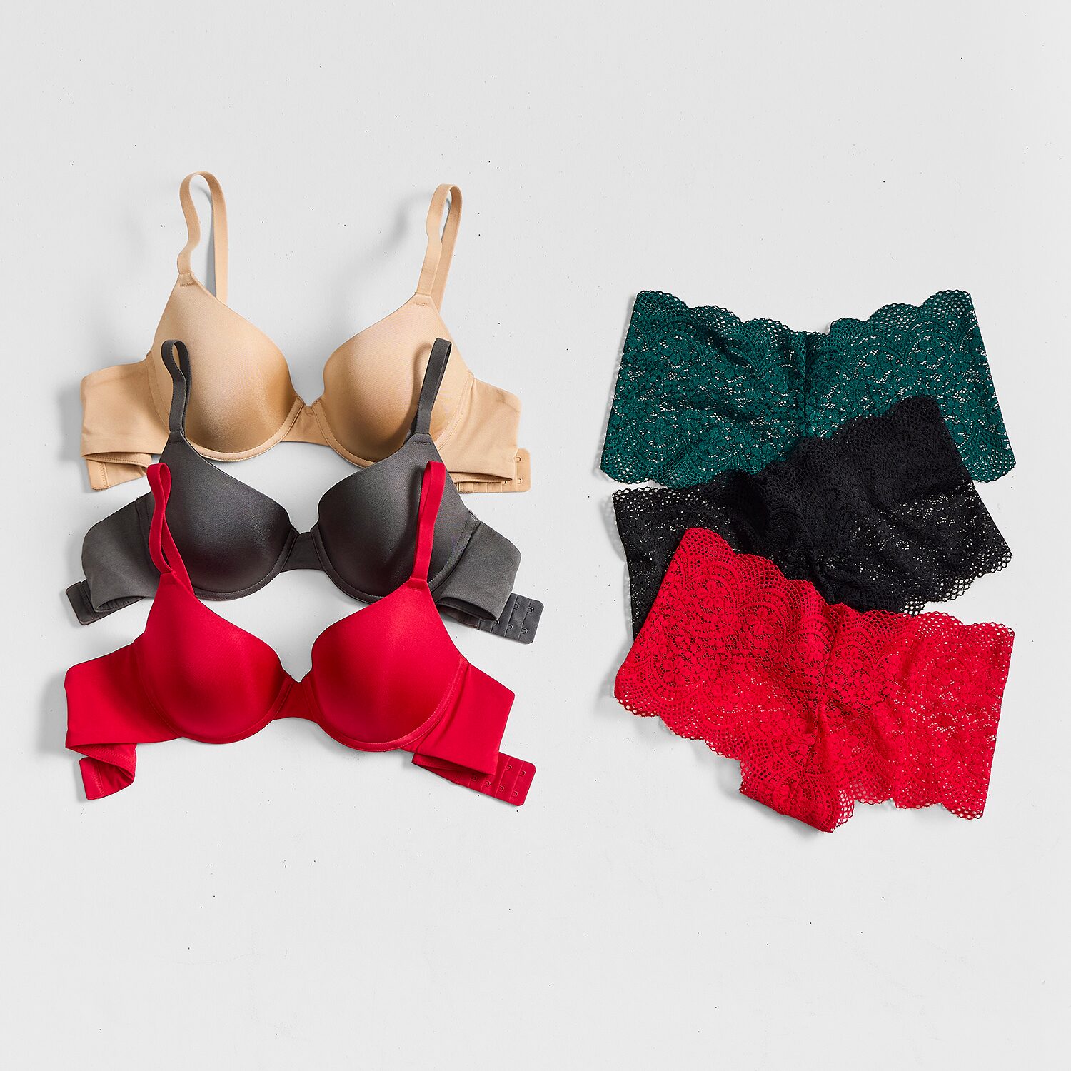 Ambrielle Lace Cheeky Boyshort Panty
