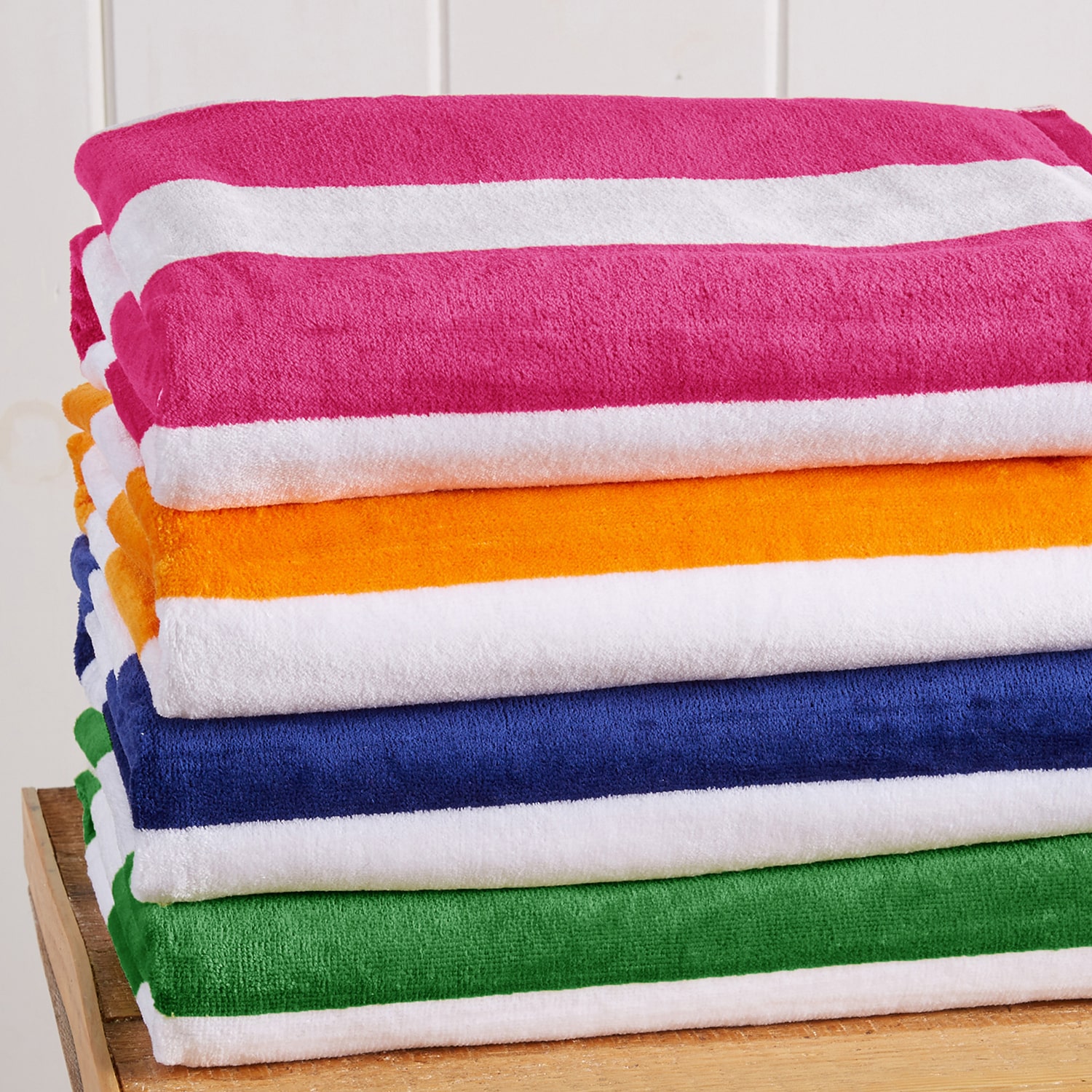 Linery Oversized Cotton Cabana 4-pc. Quick Dry Beach Towel