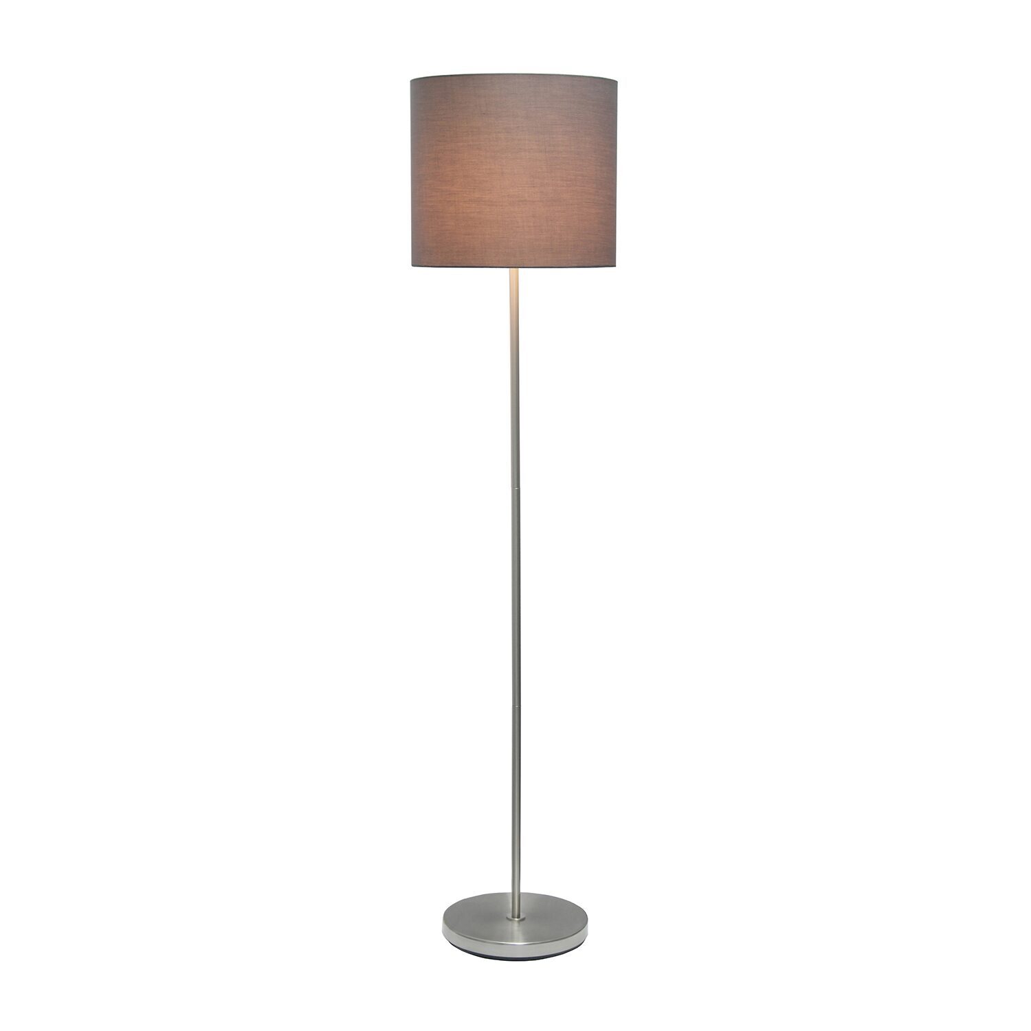 JAC Styles Harlan 57" Brushed Floor Lamp