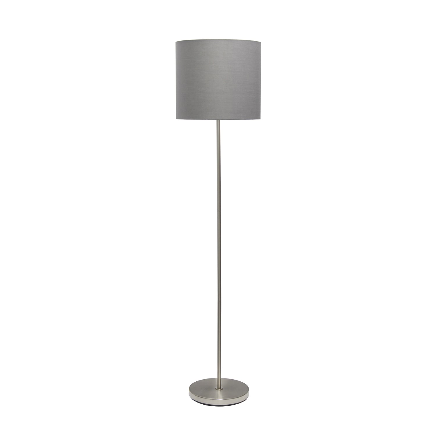 JAC Styles Harlan 57" Brushed Floor Lamp