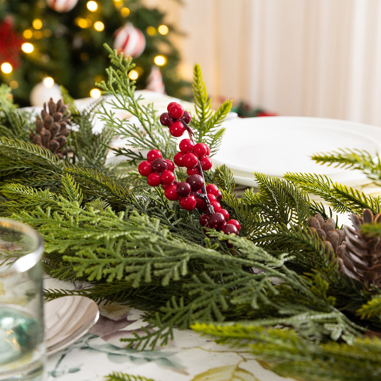 Glitzhome 9ft Dripping Wreath