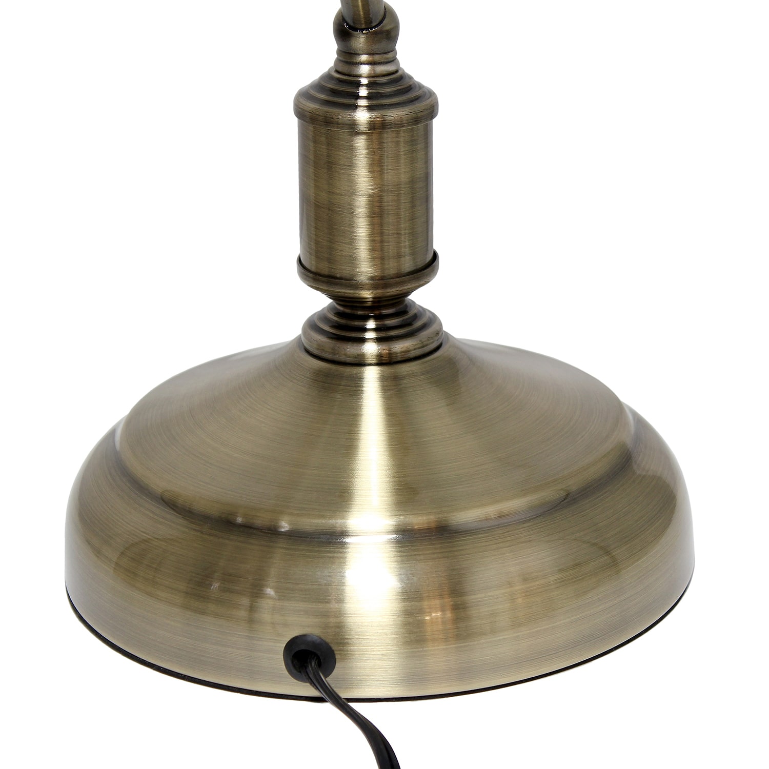 JAC Styles Roosevelt 15" Executive Glass Table Lamp