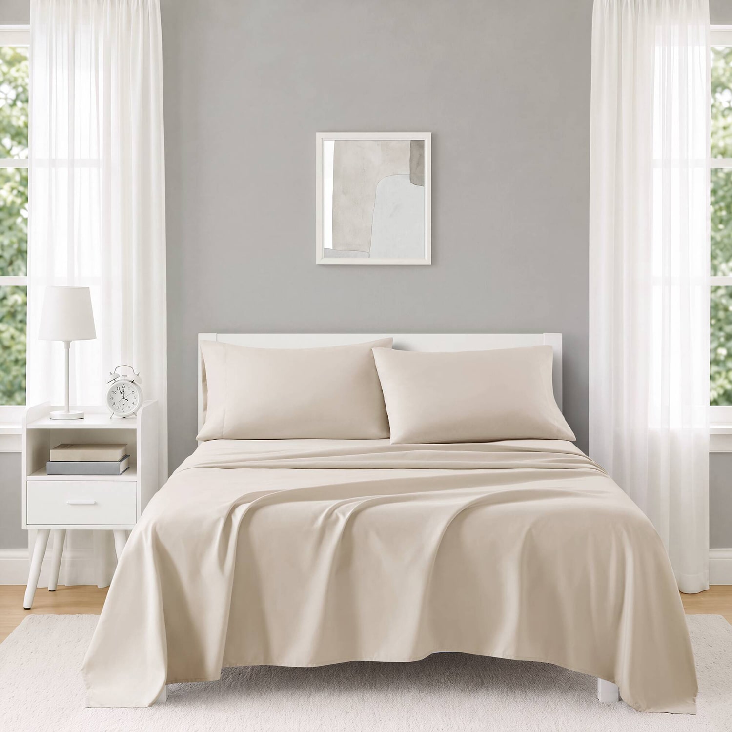 Intelligent Design Microfiber All Season Soft Touch Solid Sheet Set