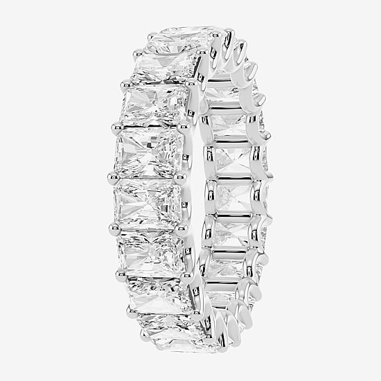 True Fit™ (F / Si2) Womens 4.5MM 6 CT. T.W. Lab Grown White Diamond 10K ...