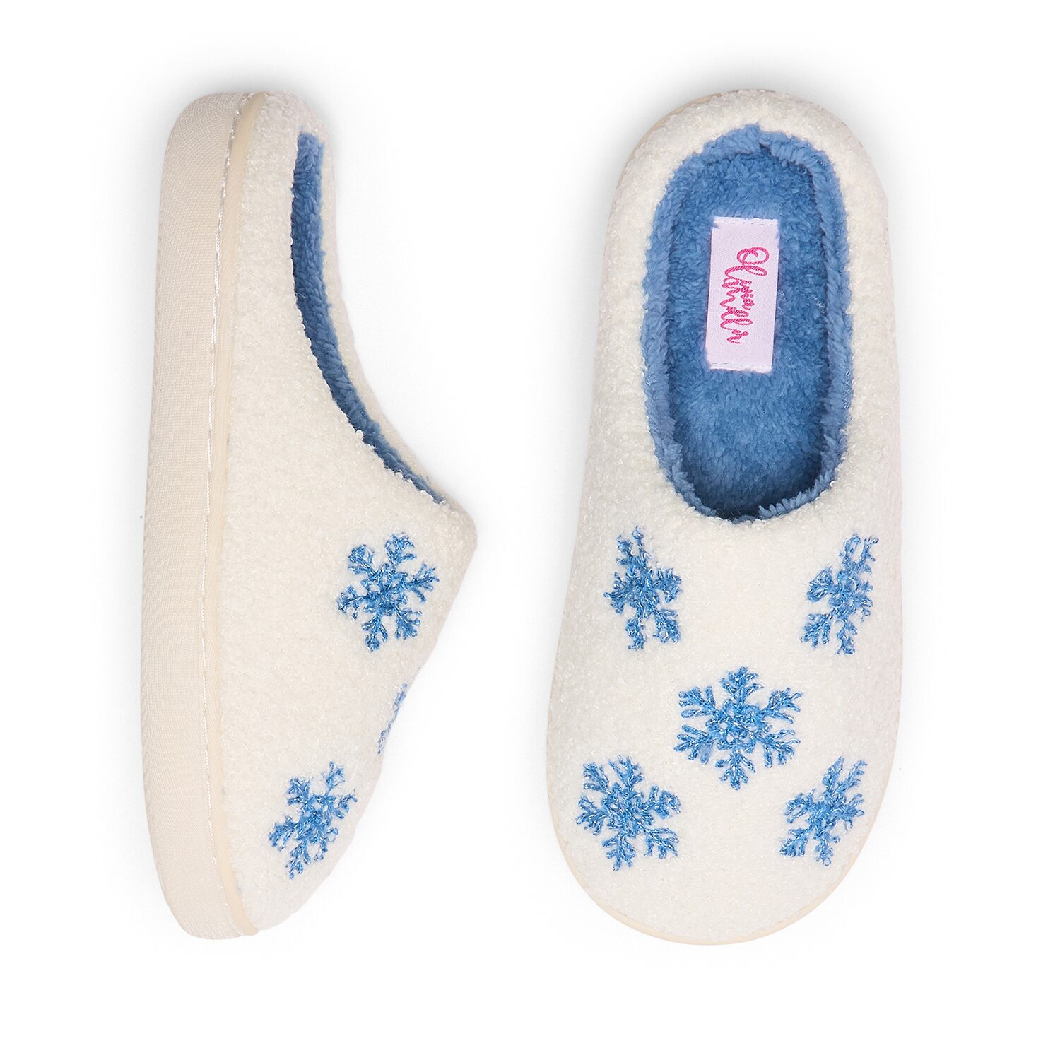 Olivia Miller Holiday Womens Slip-On Slippers