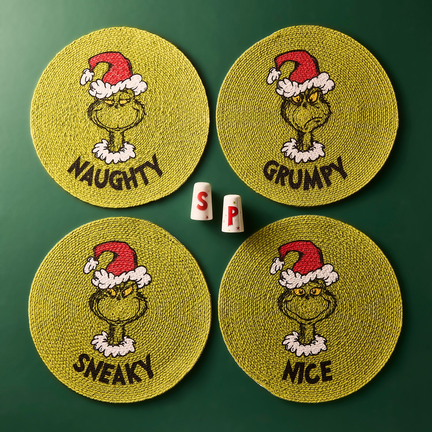 Grinch Ceramic Salt & Pepper Shaker