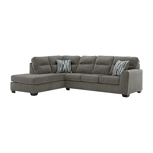 Signature Design by Ashley Olympia 2-pc. Sectional, One Size, Gray