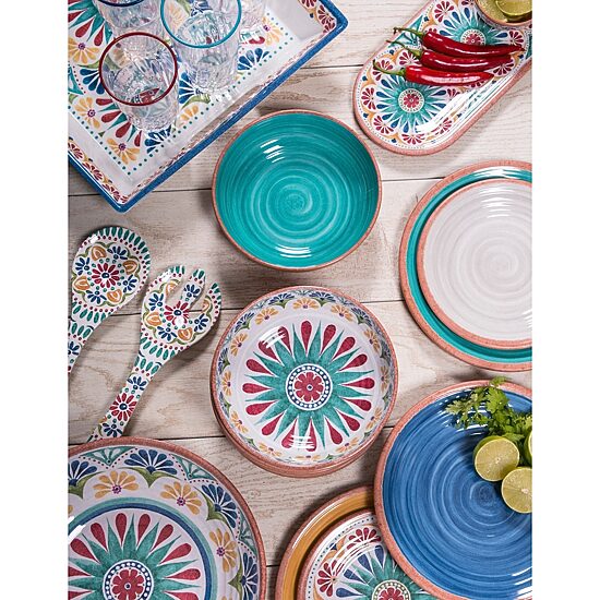 ABODE HOMEWARES Rio Medallion 6-pc. Melamine Cereal Bowl