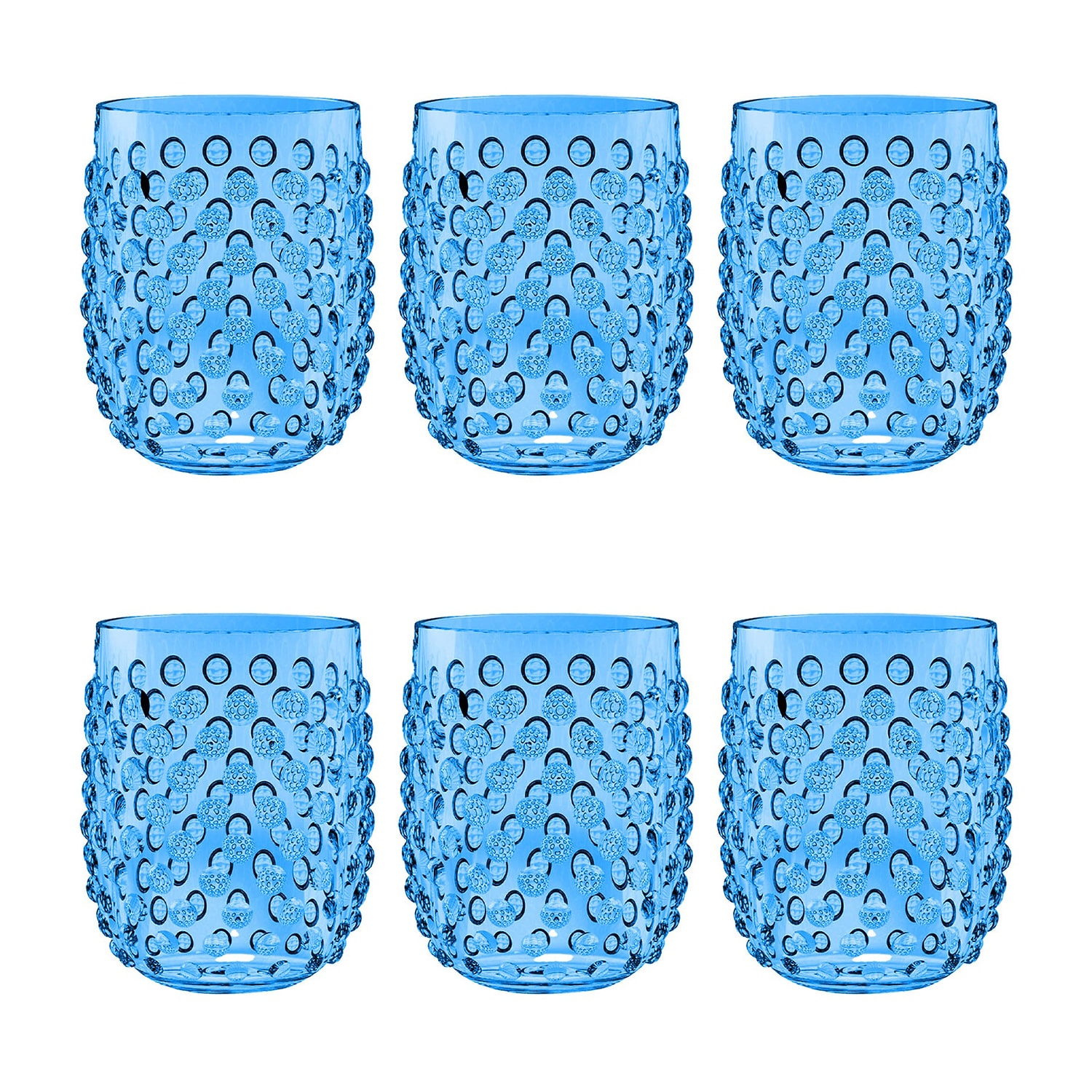 ABODE HOMEWARES Hobnail 6-pc. Drinkware Set