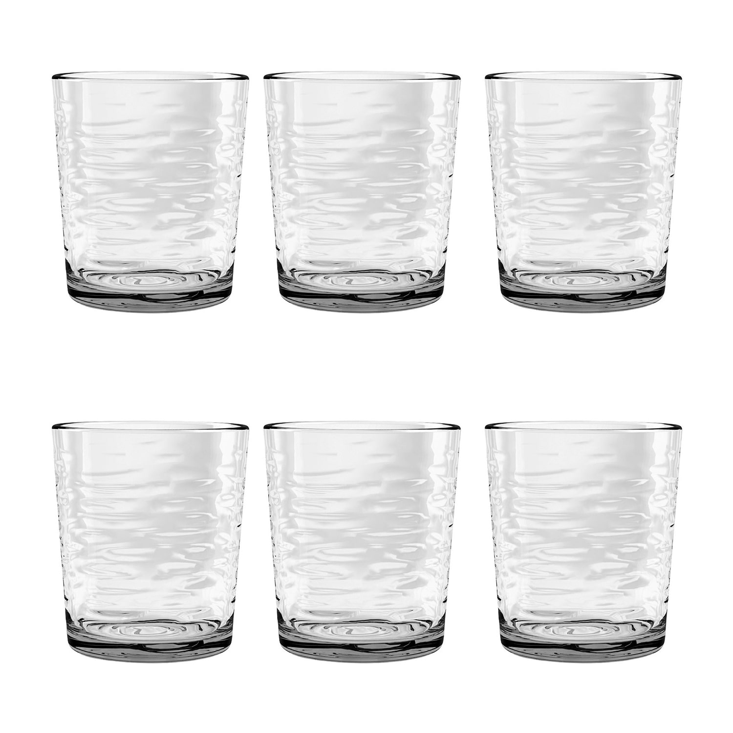 ABODE HOMEWARES Foundry Dof Acrylic 6-pc. Double Old Fashioned