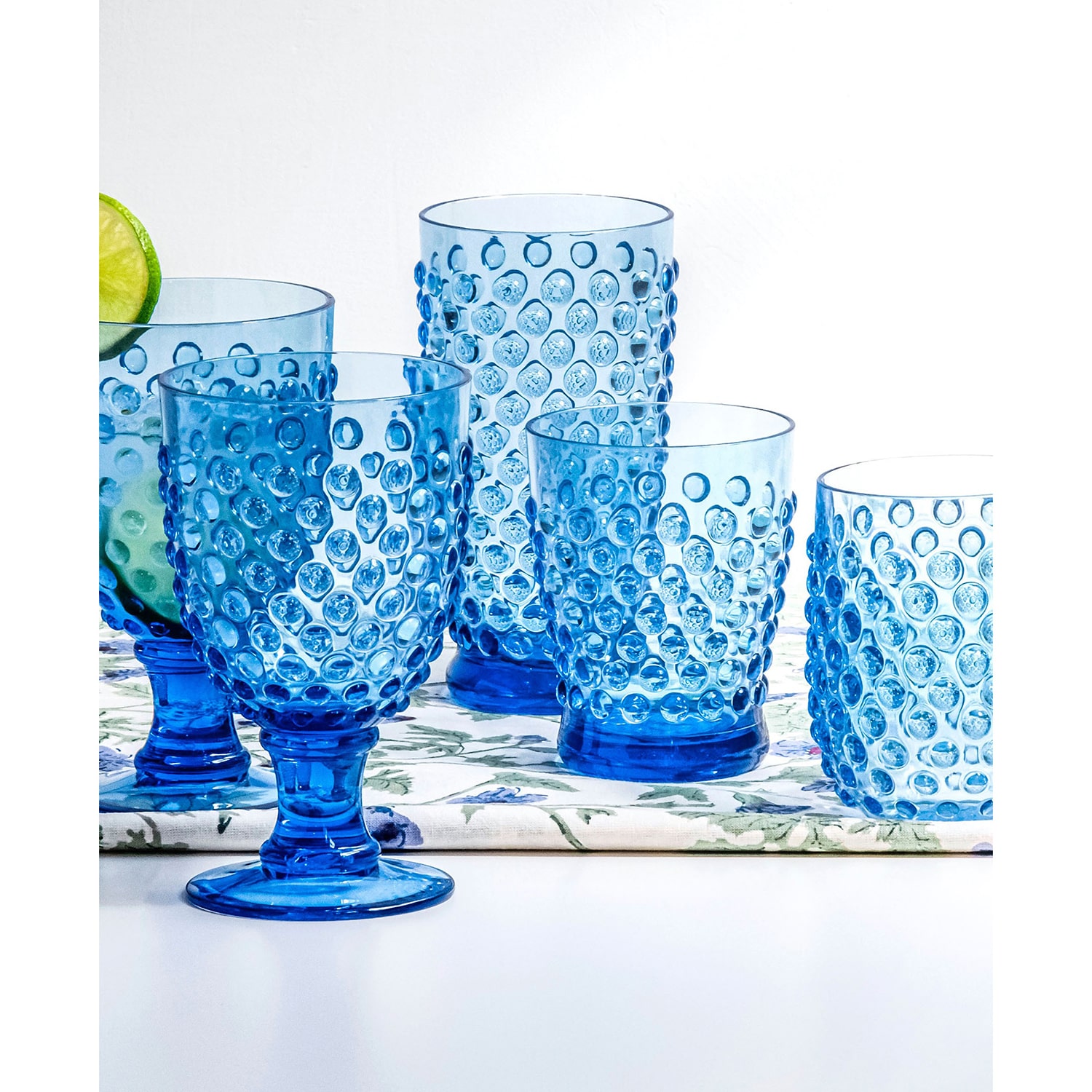 ABODE HOMEWARES Hobnail 6-pc. Drinkware Set