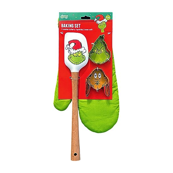 Dr. Suess Grinch Bake Set, Color: Green - JCPenney