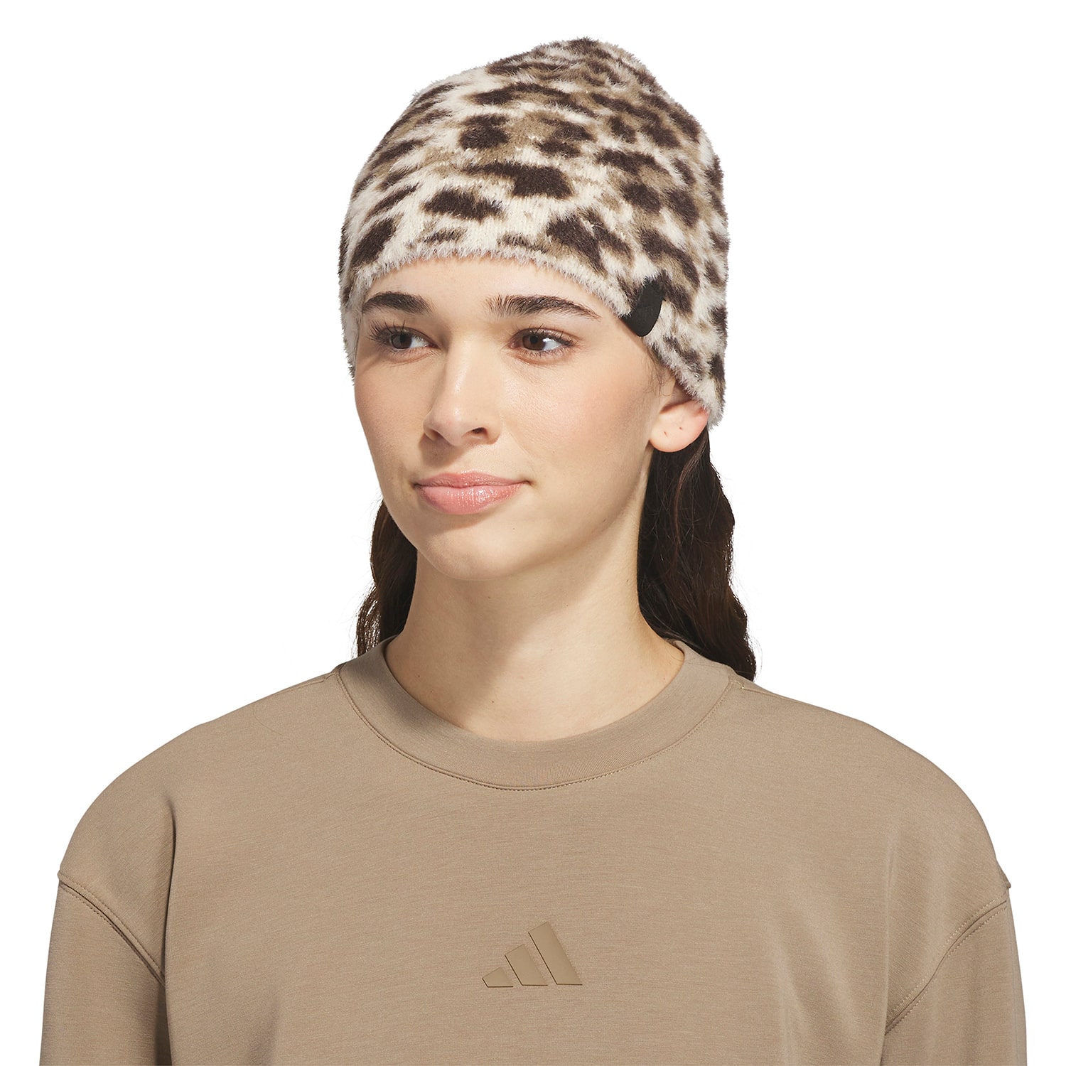 adidas Non Fold Leopard Womens Beanie