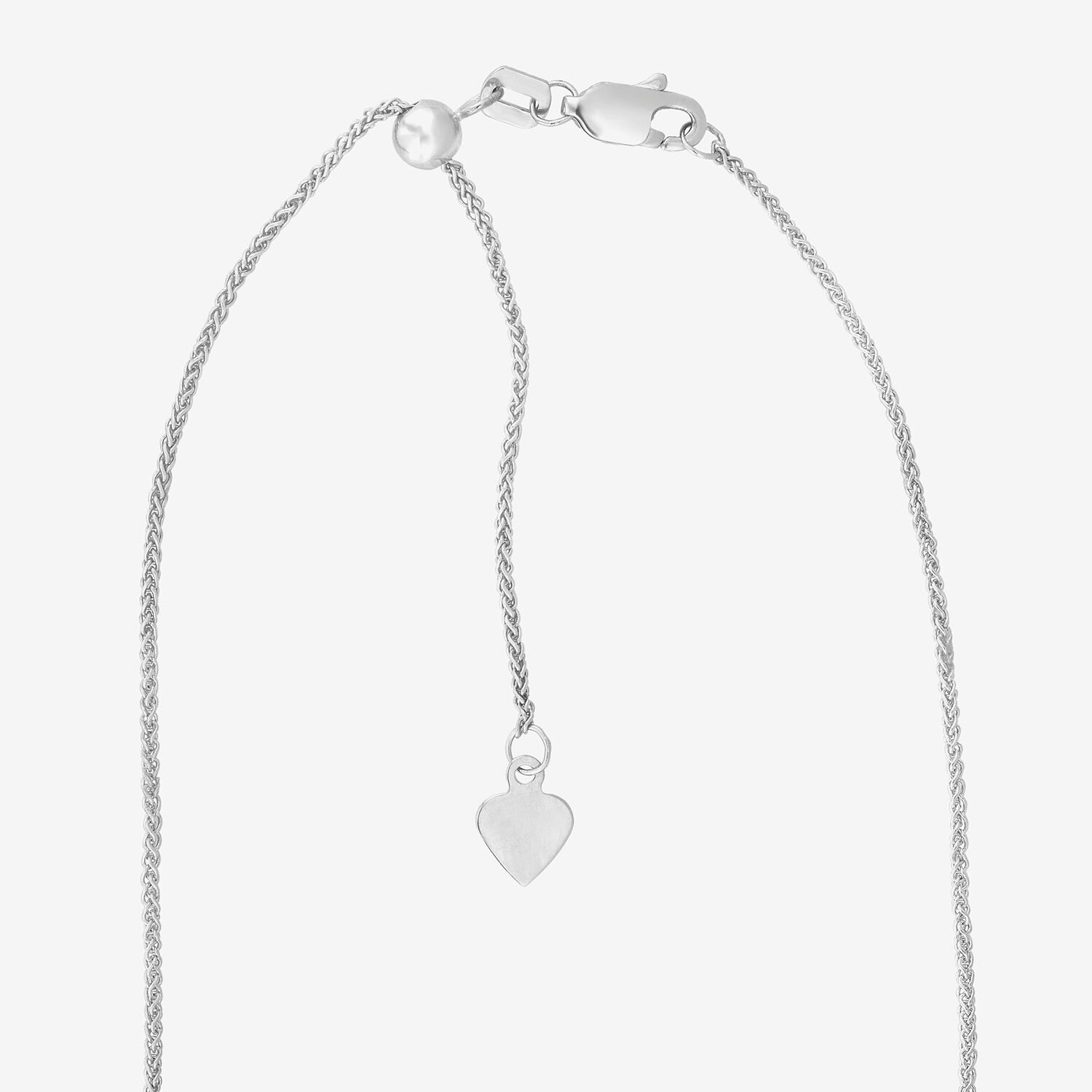 Womens 14K Gold 22 Inch Wheat Chain Necklace