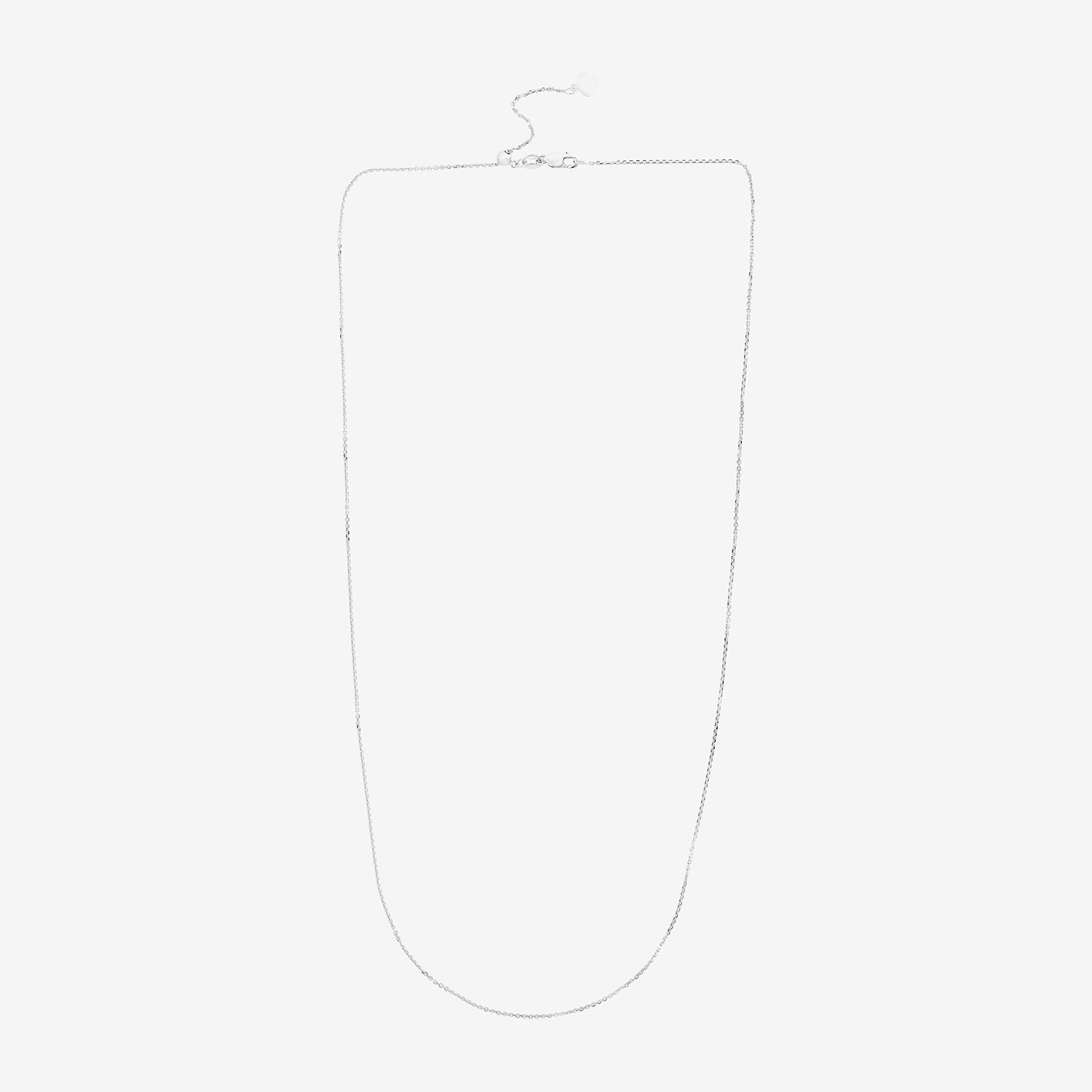 Womens 14K Gold 22 Inch Cable Chain Necklace