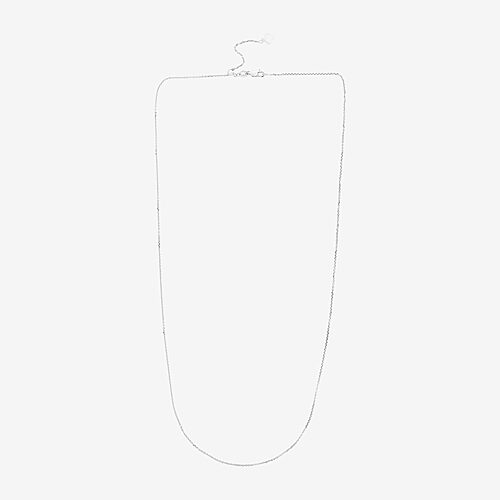 Womens 14K Gold 22 Inch Cable Chain Necklace, One Size, White