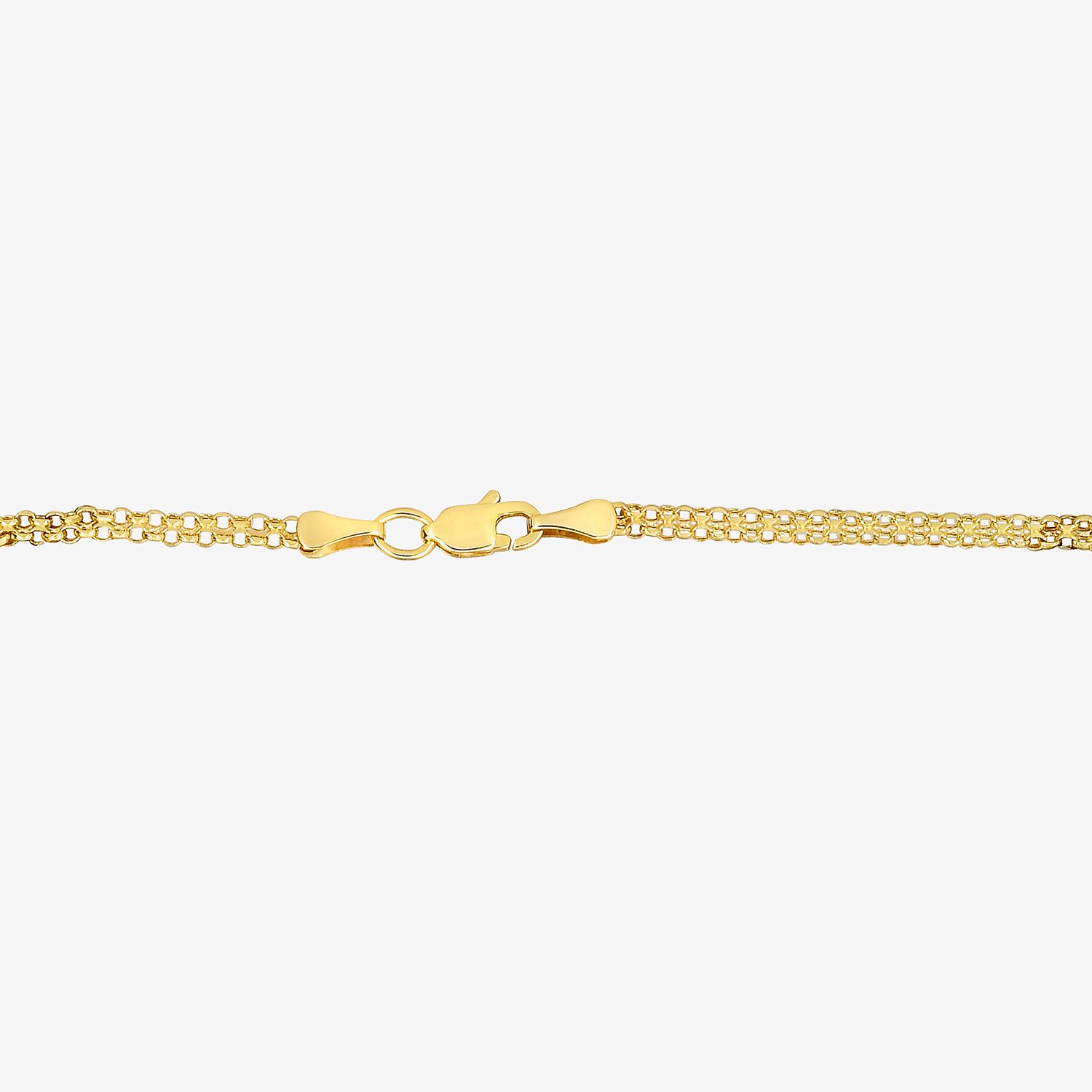 Womens 14K Gold Inch Fashion Chain Necklace
