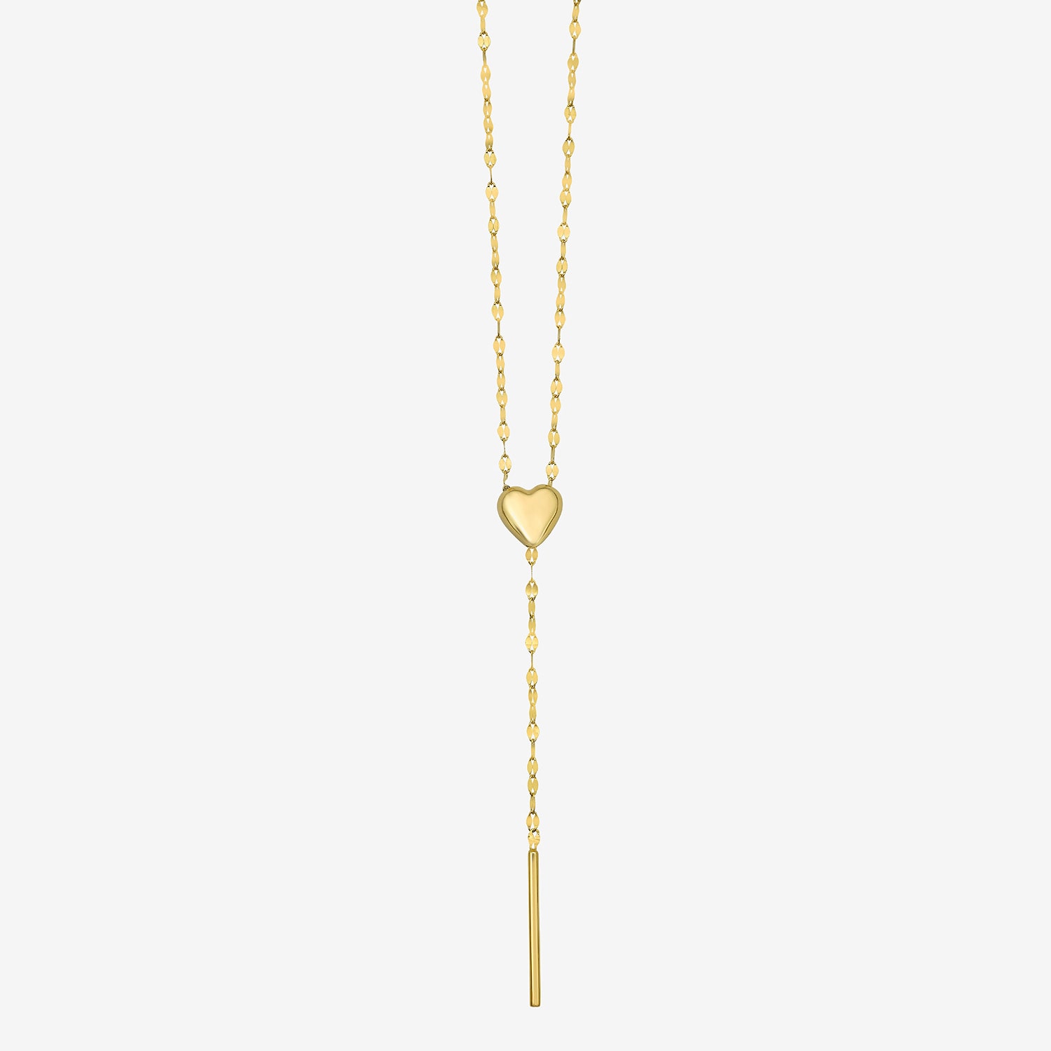 Womens 14K Gold 20 Inch Y Necklace