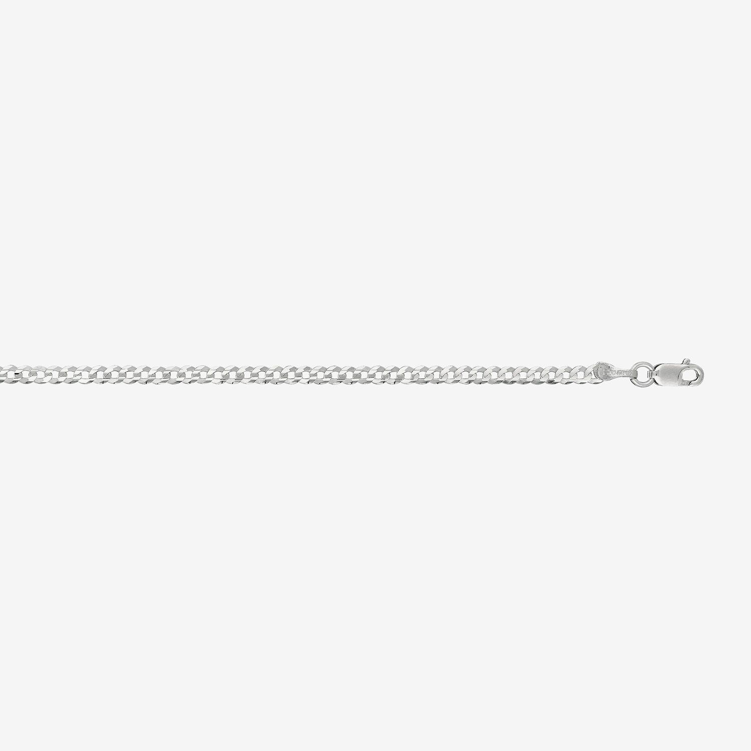 Womens 14K Gold 10 Inch Curb Chain Necklace