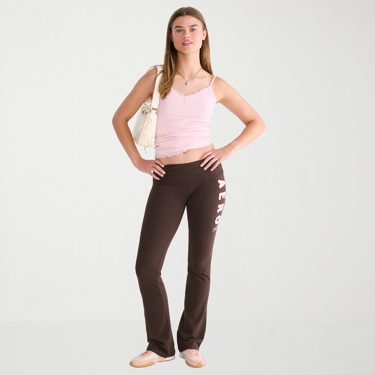 AEROPOSTALE Womens Juniors Flare Sweatpant
