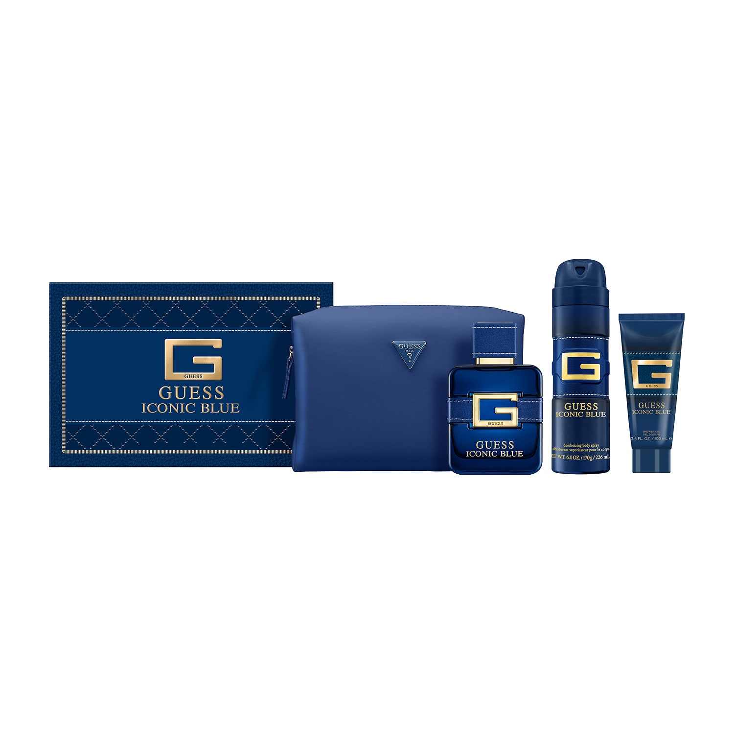 GUESS Iconic Blue 4-Pc Gift Set