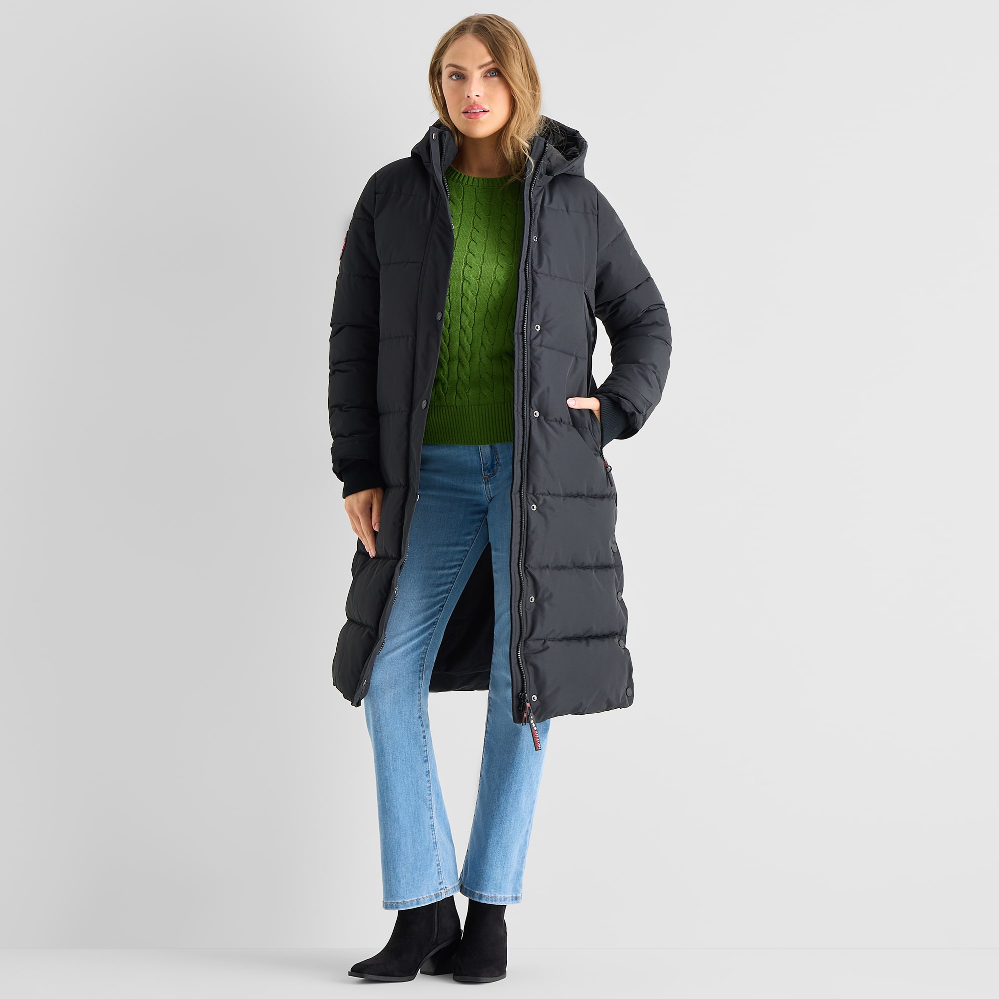 Canada Weather Gear Womens Water Resistant Heavyweight Parka