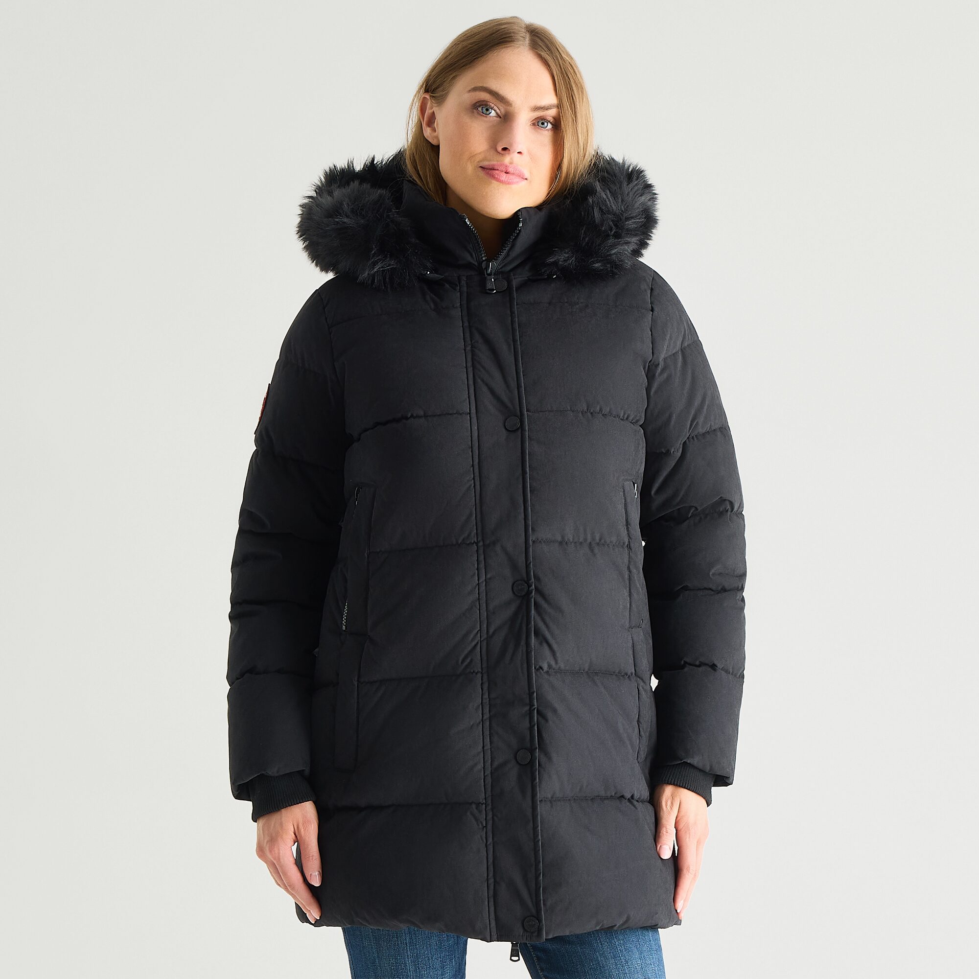 Canada Weather Gear Womens Water Resistant Heavyweight Parka