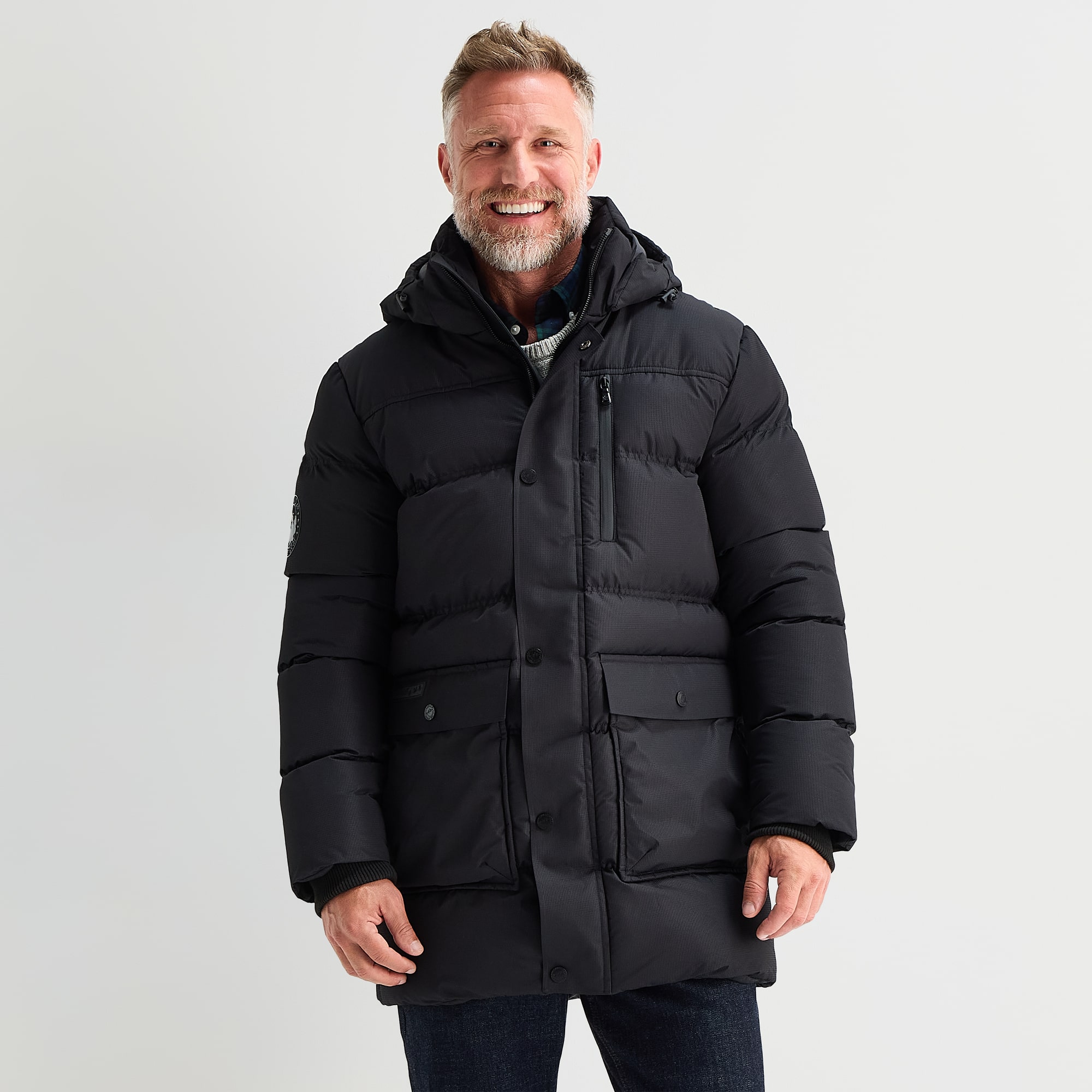 Canada Weather Gear Mens Water Resistant Heavyweight Parka
