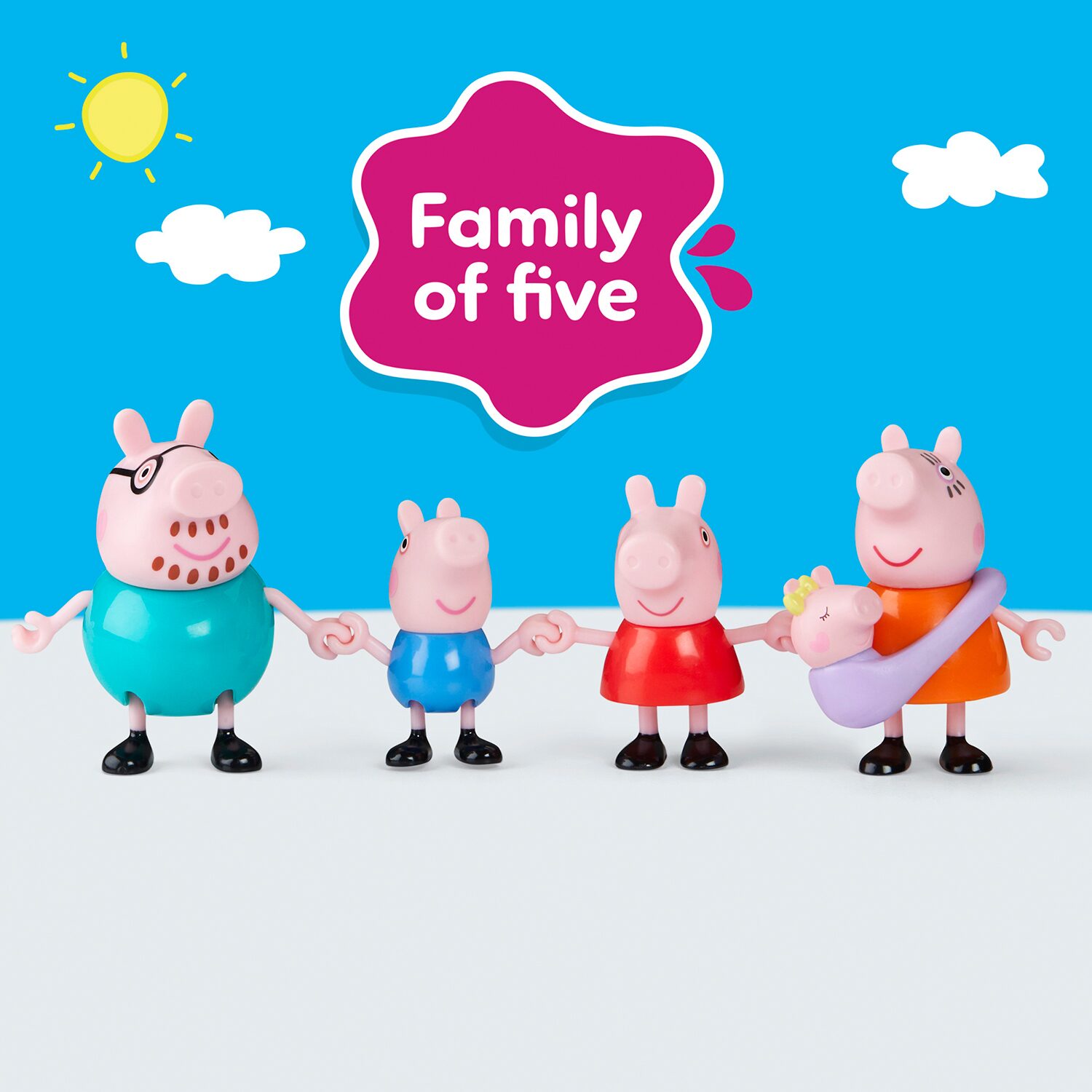 Hasbro Peppa'S Family Of Five Peppa Pig Action Figure