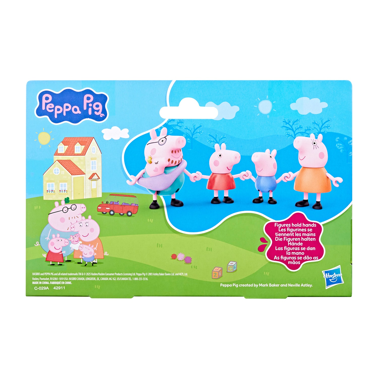Hasbro Peppa'S Family Of Five Peppa Pig Action Figure