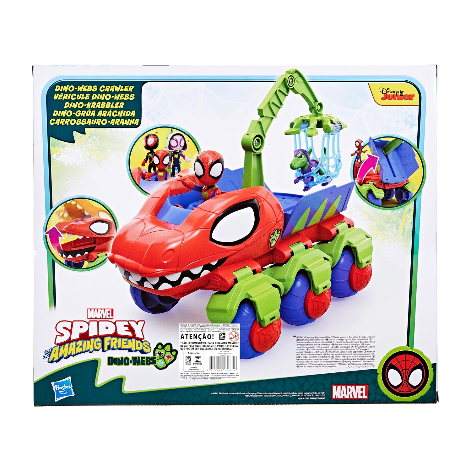 Hasbro Spidey And His Amazing Friends Dino-Webs Crawler Vehicle