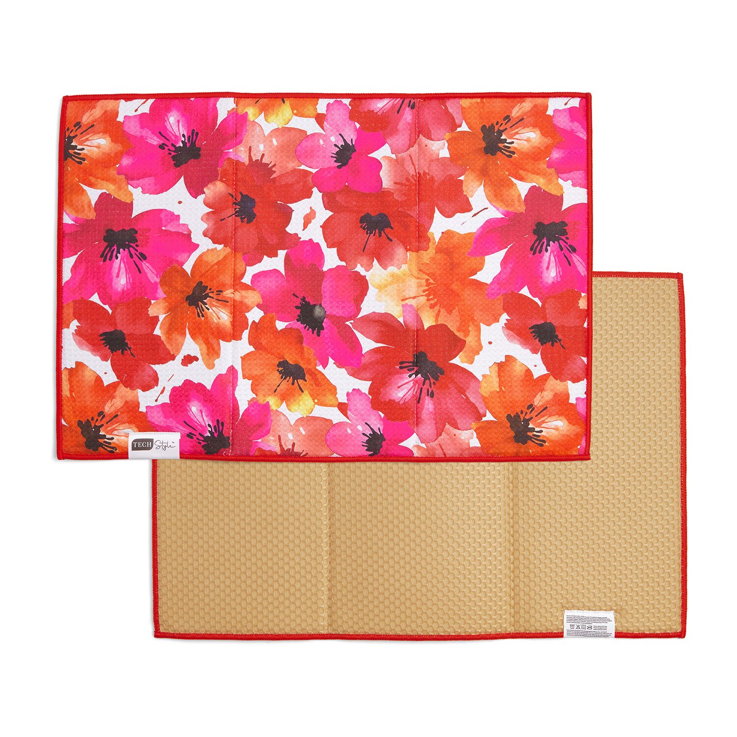Ritz Microfiber  Waffle Poppy Combo 6-pc. Kitchen Towel