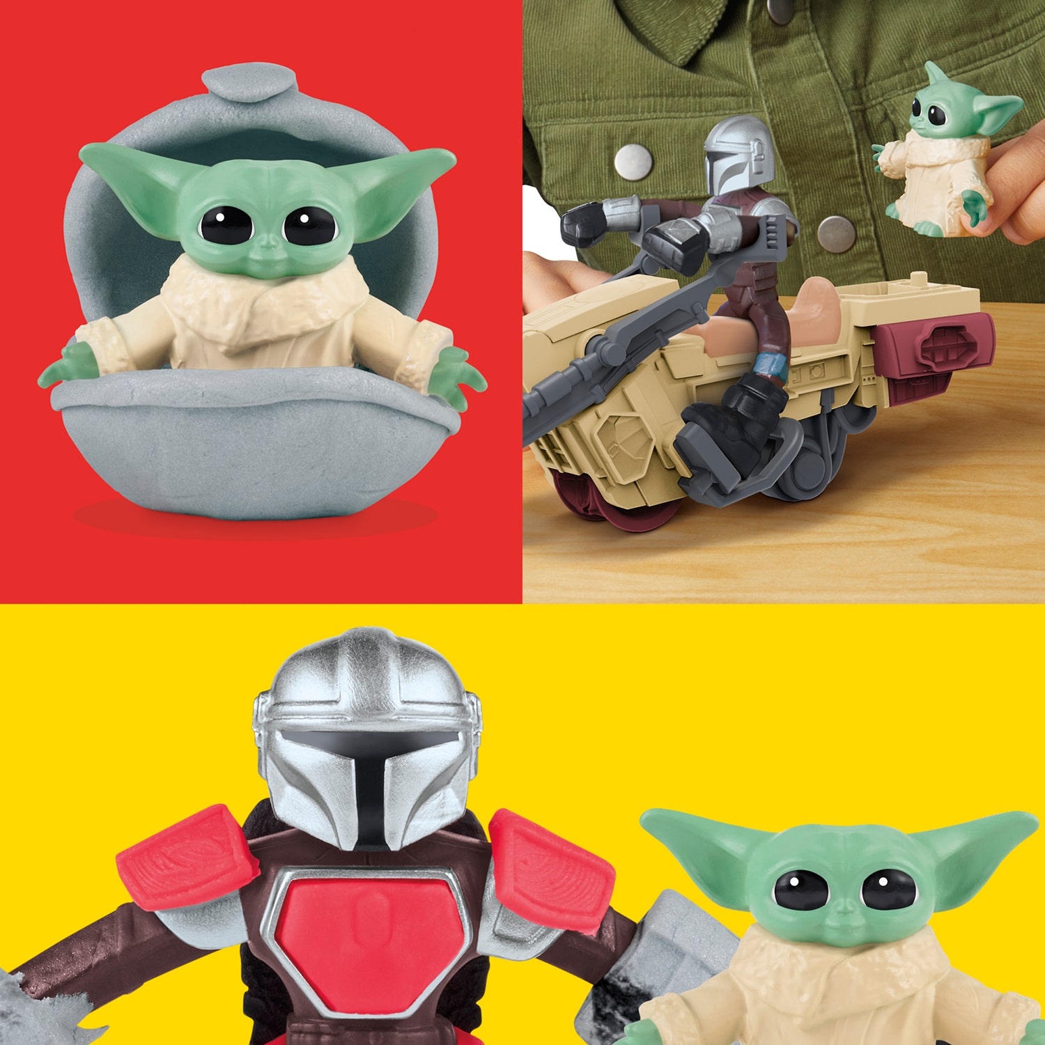 Play-Doh Play-Doh Star Wars: The Mandalorian Launching Speeder 11-pc. Clay