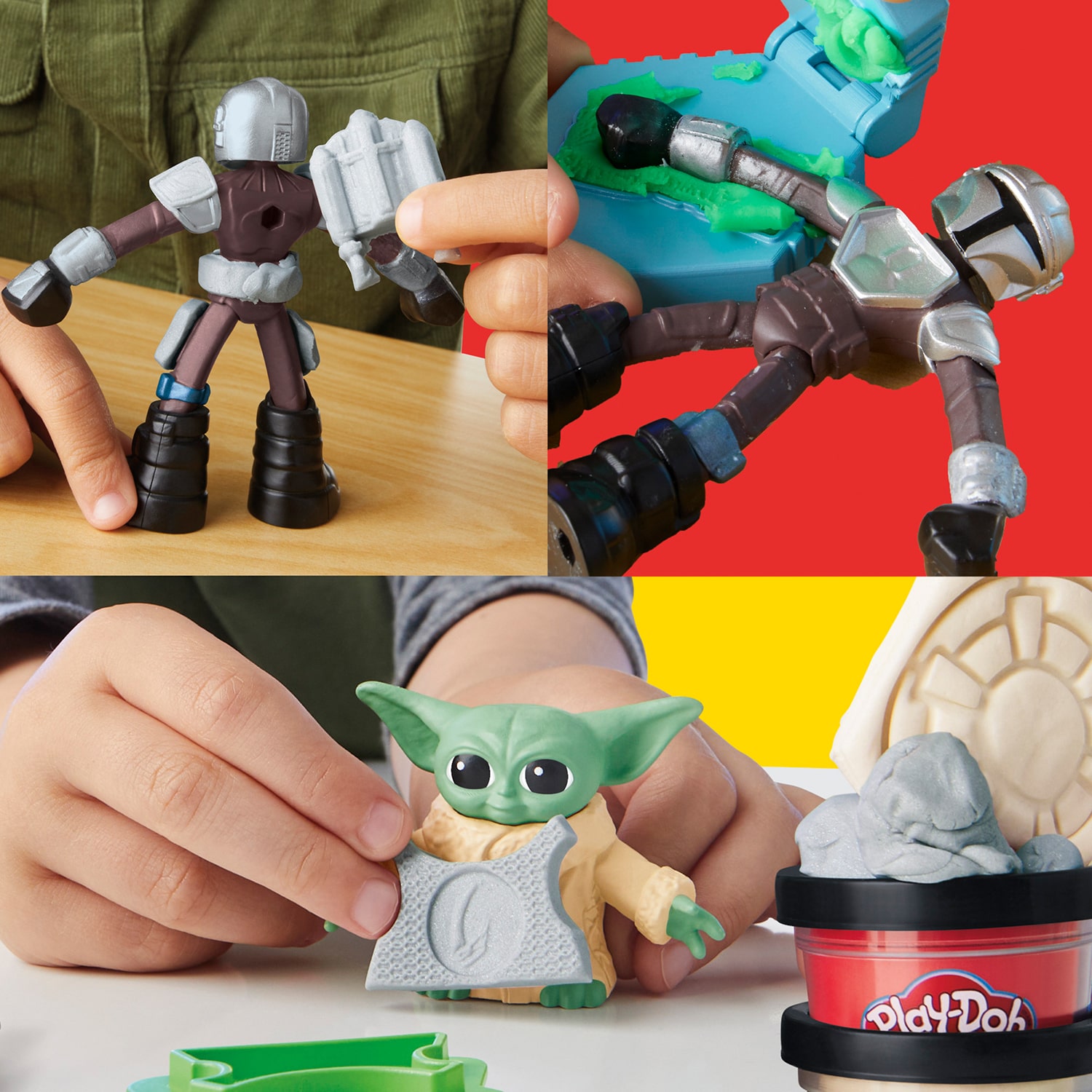 Play-Doh Play-Doh Star Wars: The Mandalorian Launching Speeder 11-pc. Clay