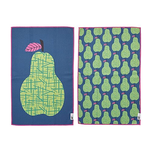 Ritz Microfiber Waffle Pears 2-pc. Kitchen Towel In Multiple Colors