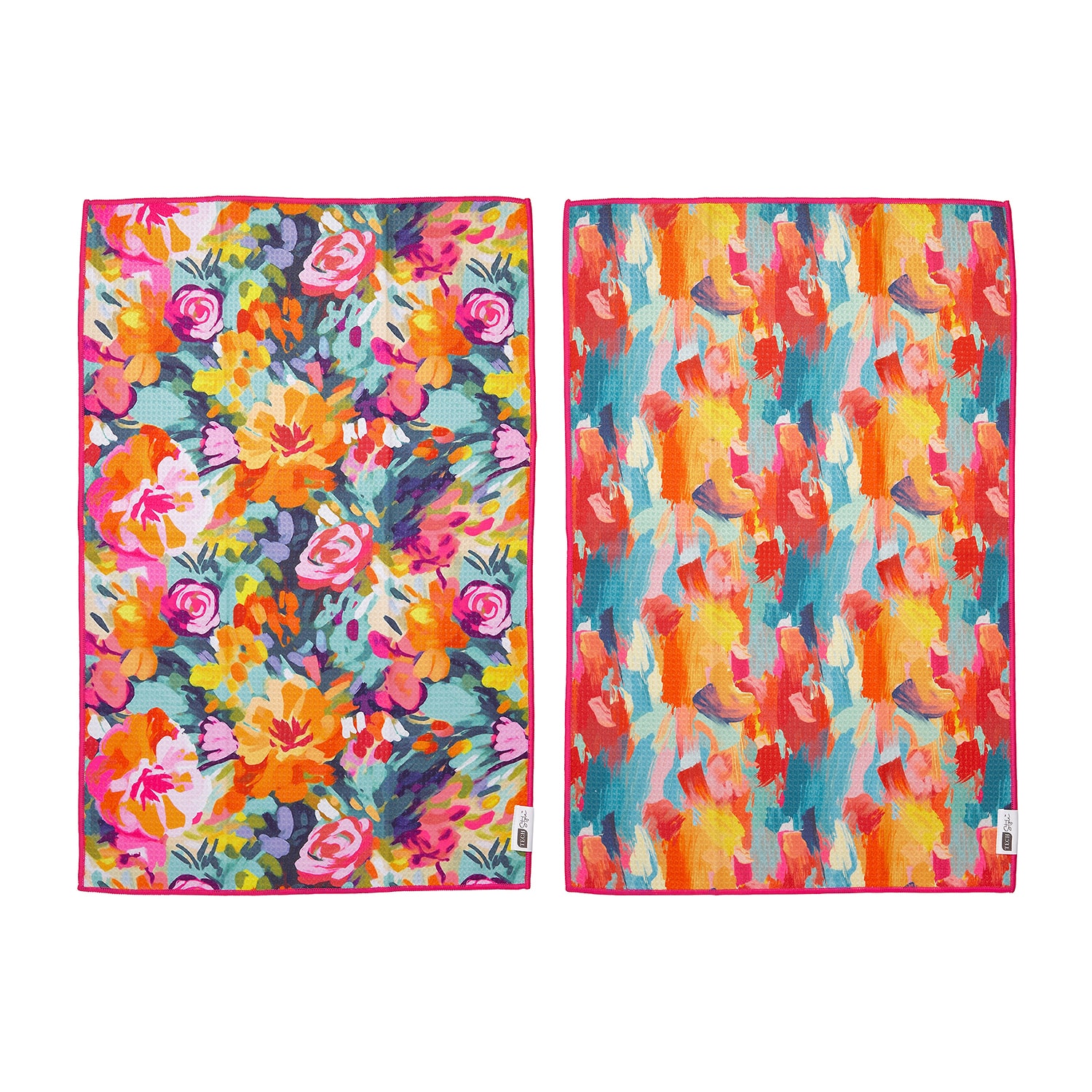 Ritz Microfiber  Waffle Meadow Flurry 2-pc. Kitchen Towel